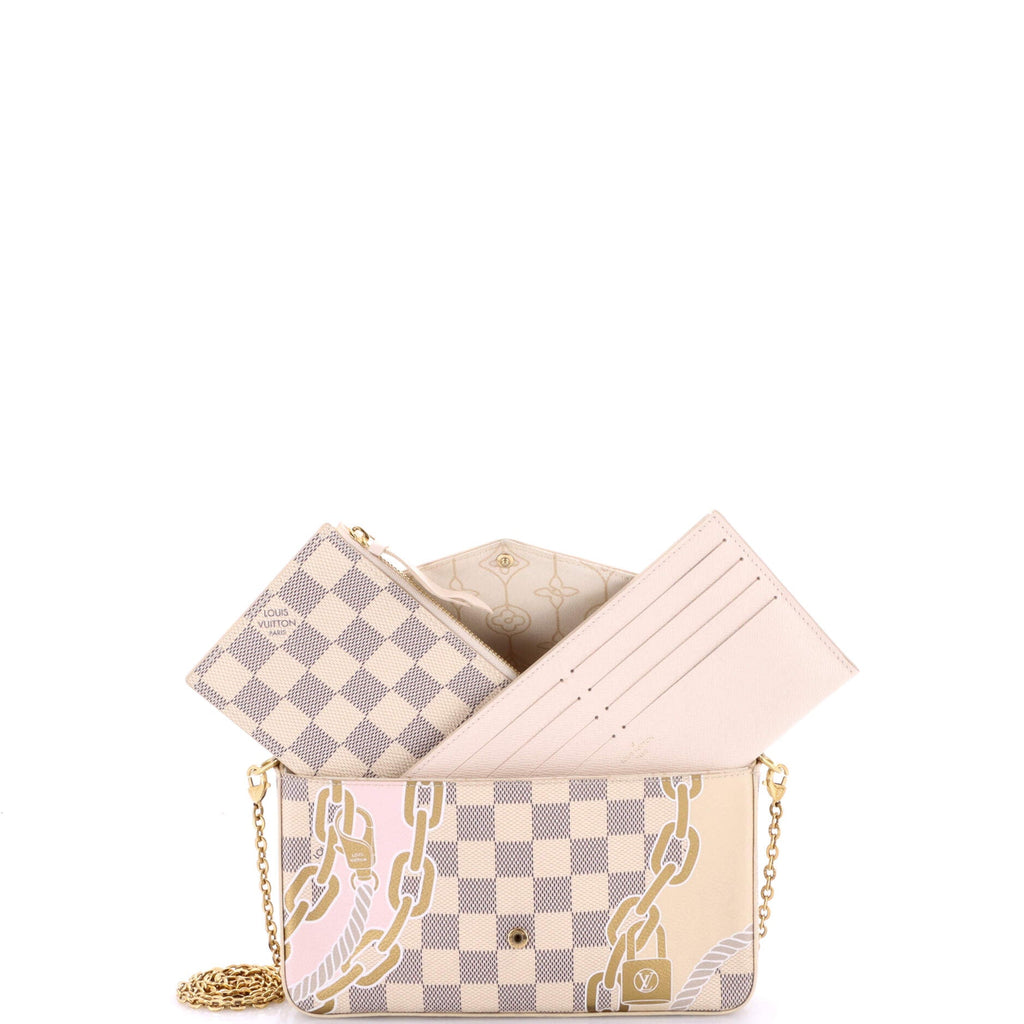 Felicie Pochette Limited Edition Nautical Damier