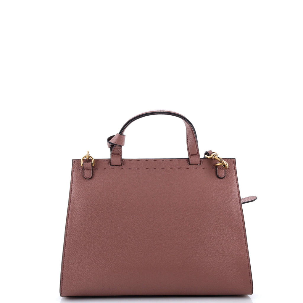 GG Marmont Top Handle Bag Leather Small
