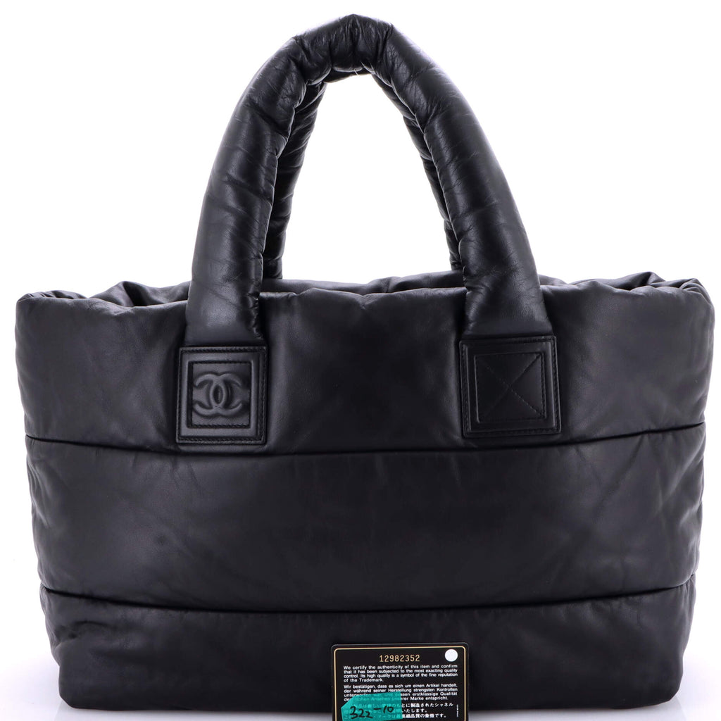 Coco Cocoon Reversible Tote Quilted Lambskin Medium