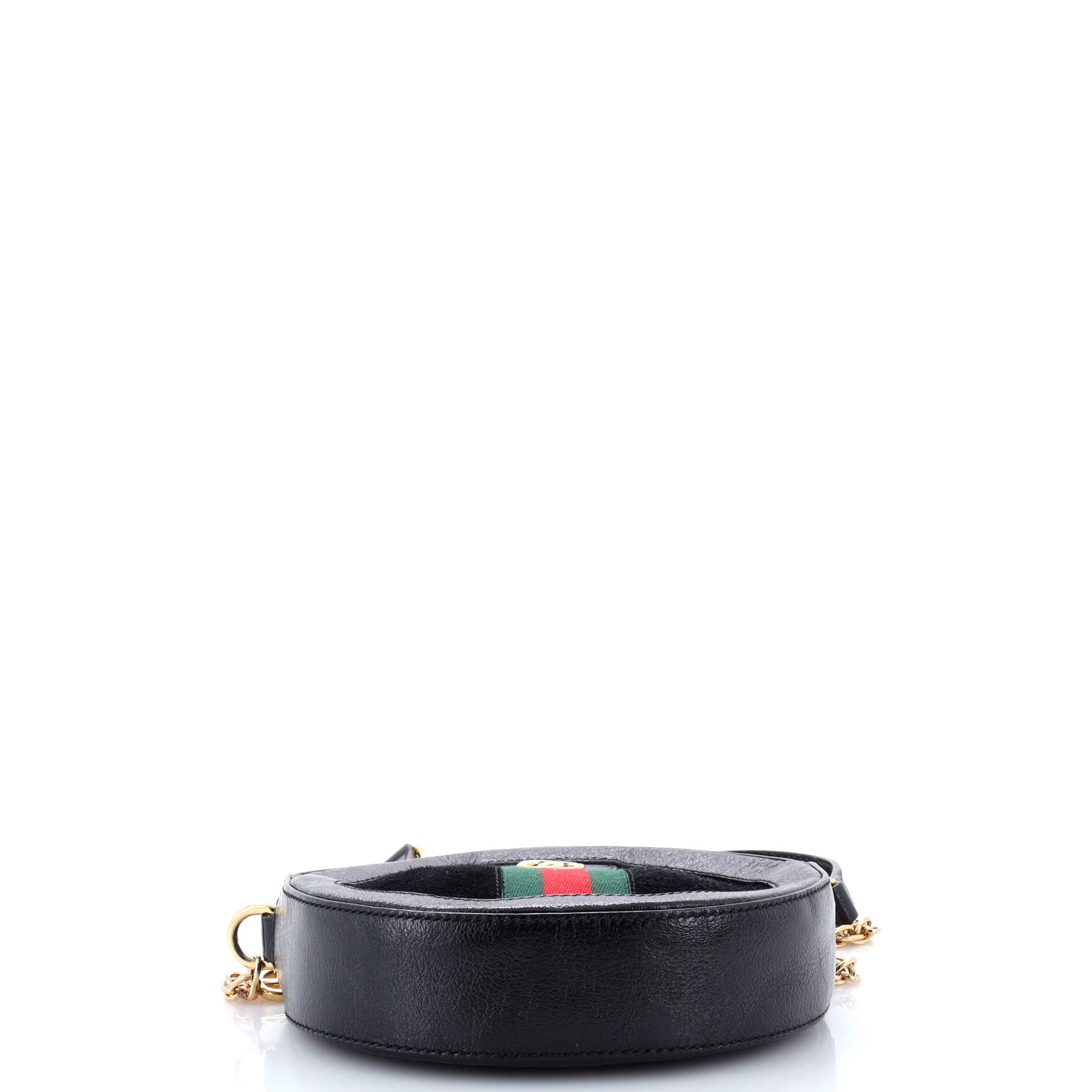 Ophidia Round Shoulder Bag Suede Mini