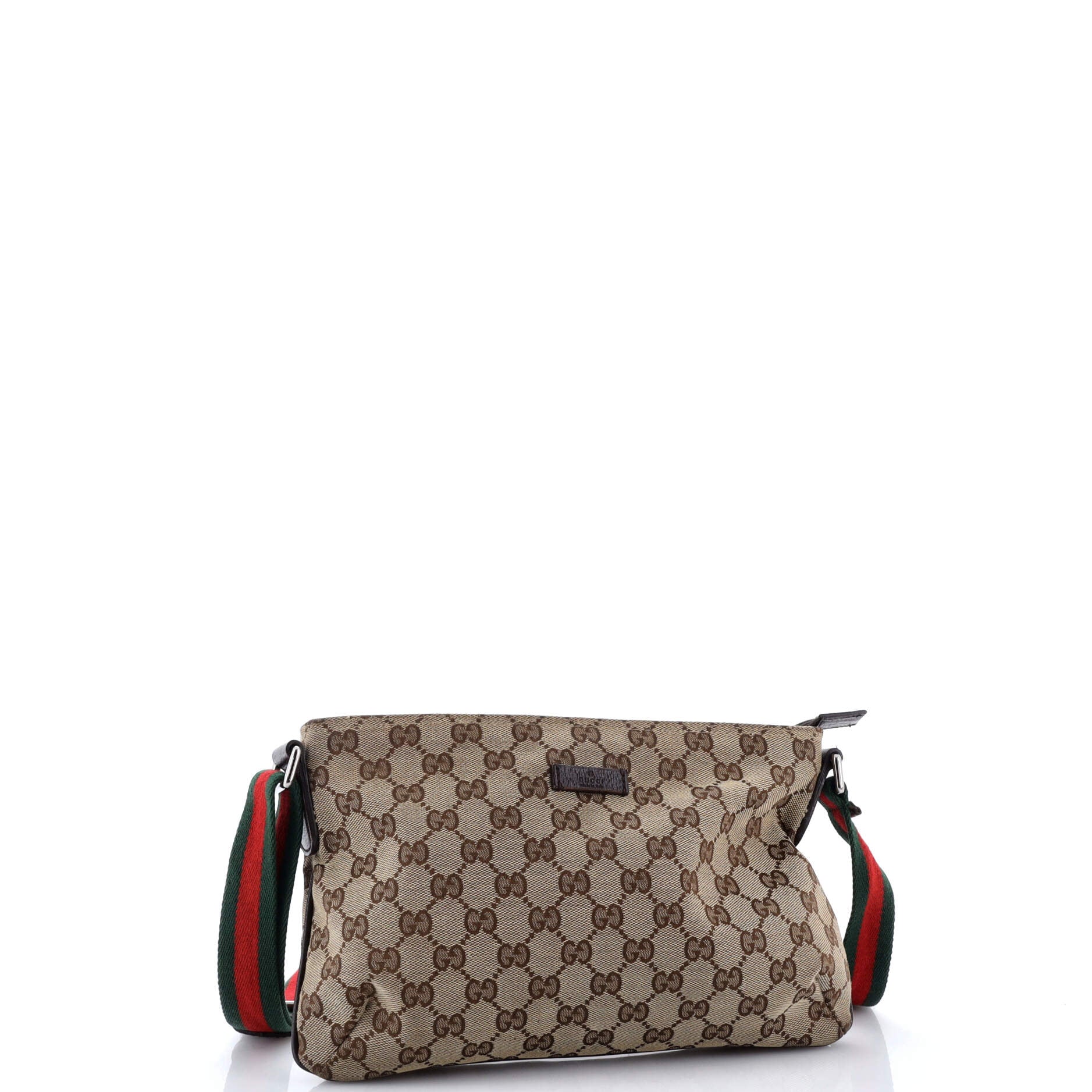 Web Strap Messenger Bag GG Canvas Small