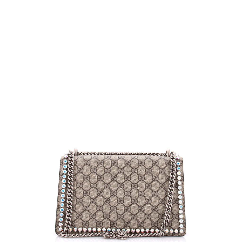 Dionysus Bag Crystal Embellished GG Coated Canvas Small
