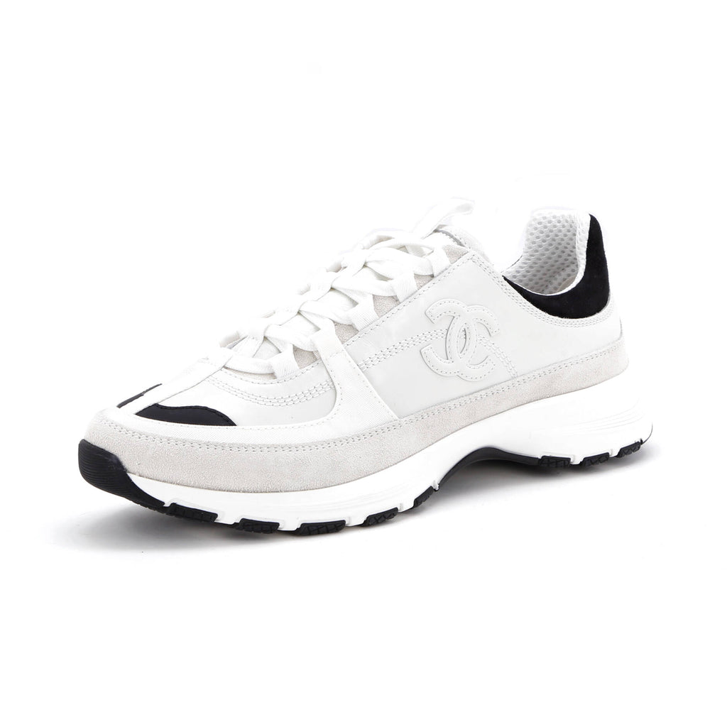 Women's CC Low-Top Sneakers Leather and Mesh