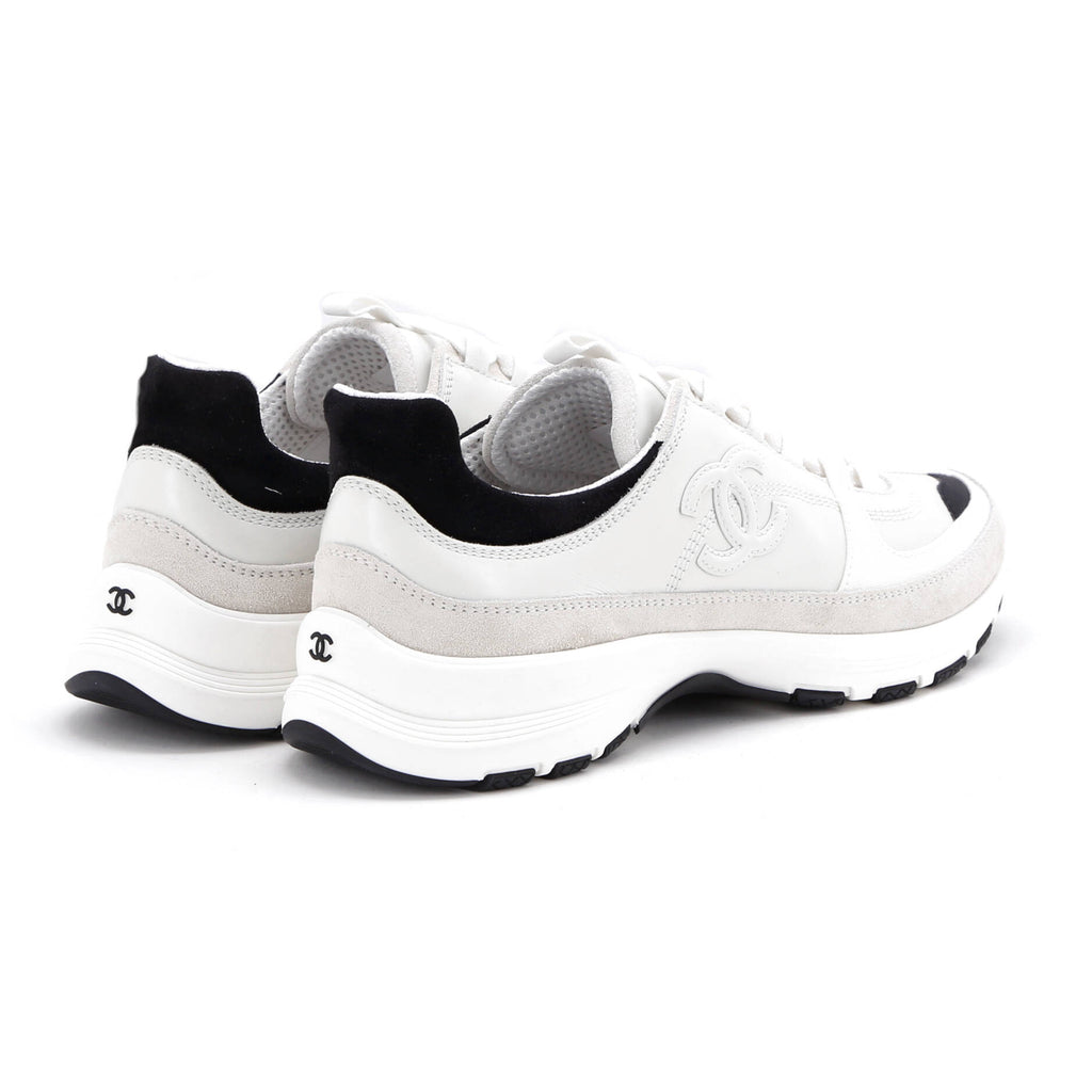 Women's CC Low-Top Sneakers Leather and Mesh