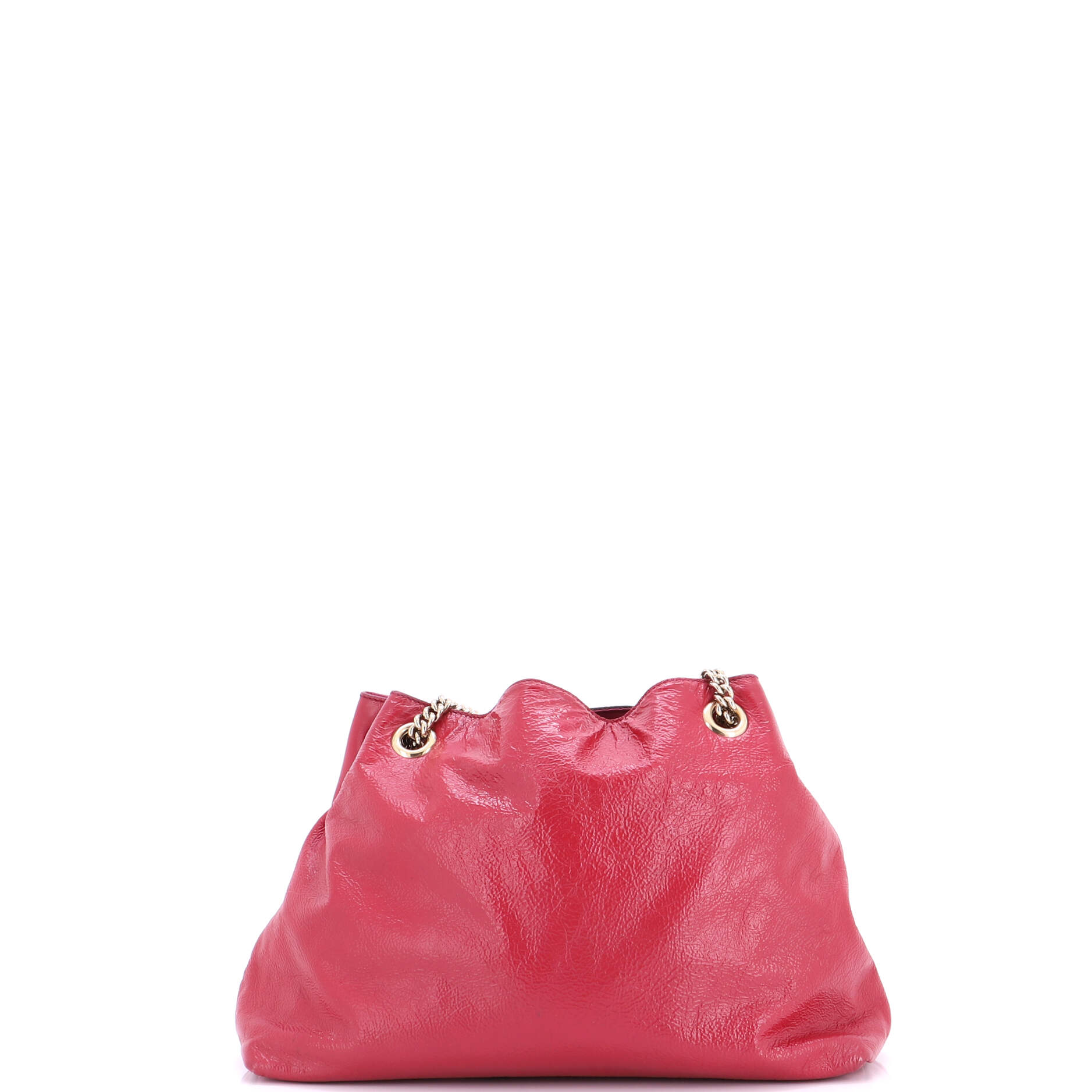 Soho Chain Strap Shoulder Bag Patent Medium