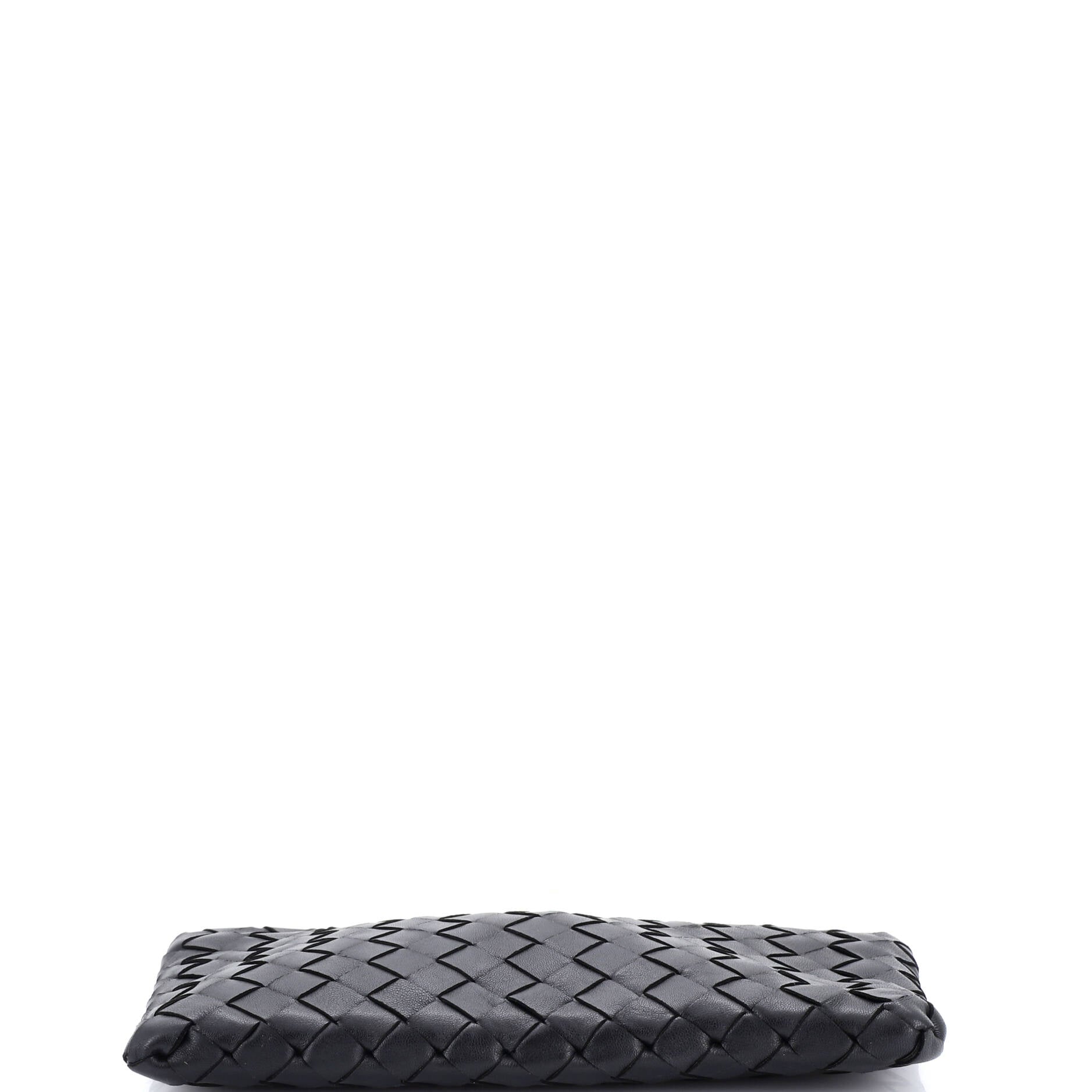 Zip Pouch Clutch Intrecciato Nappa Medium
