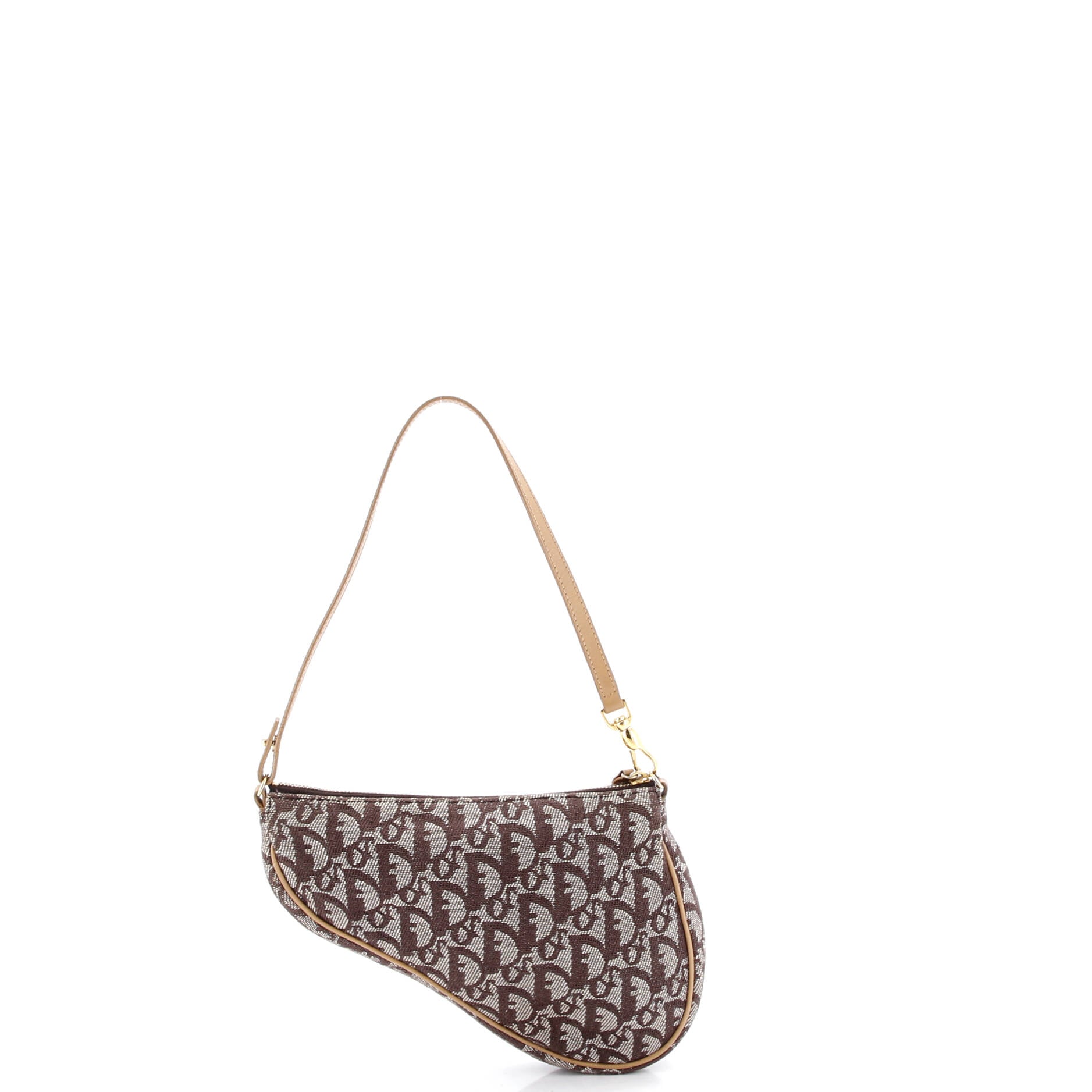 Vintage Saddle Bag Diorissimo Canvas Mini