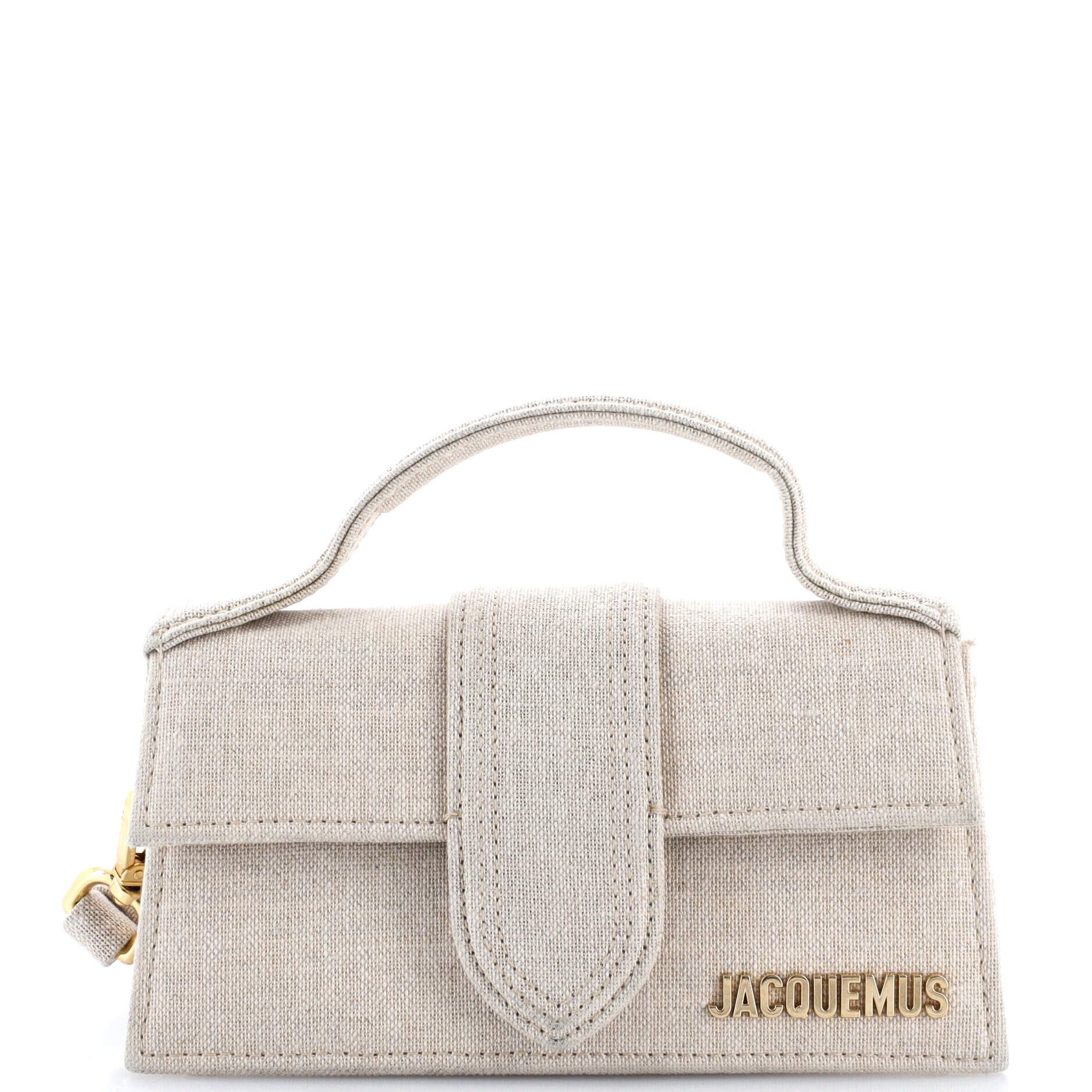 Le Bambino Top Handle Flap Bag Canvas