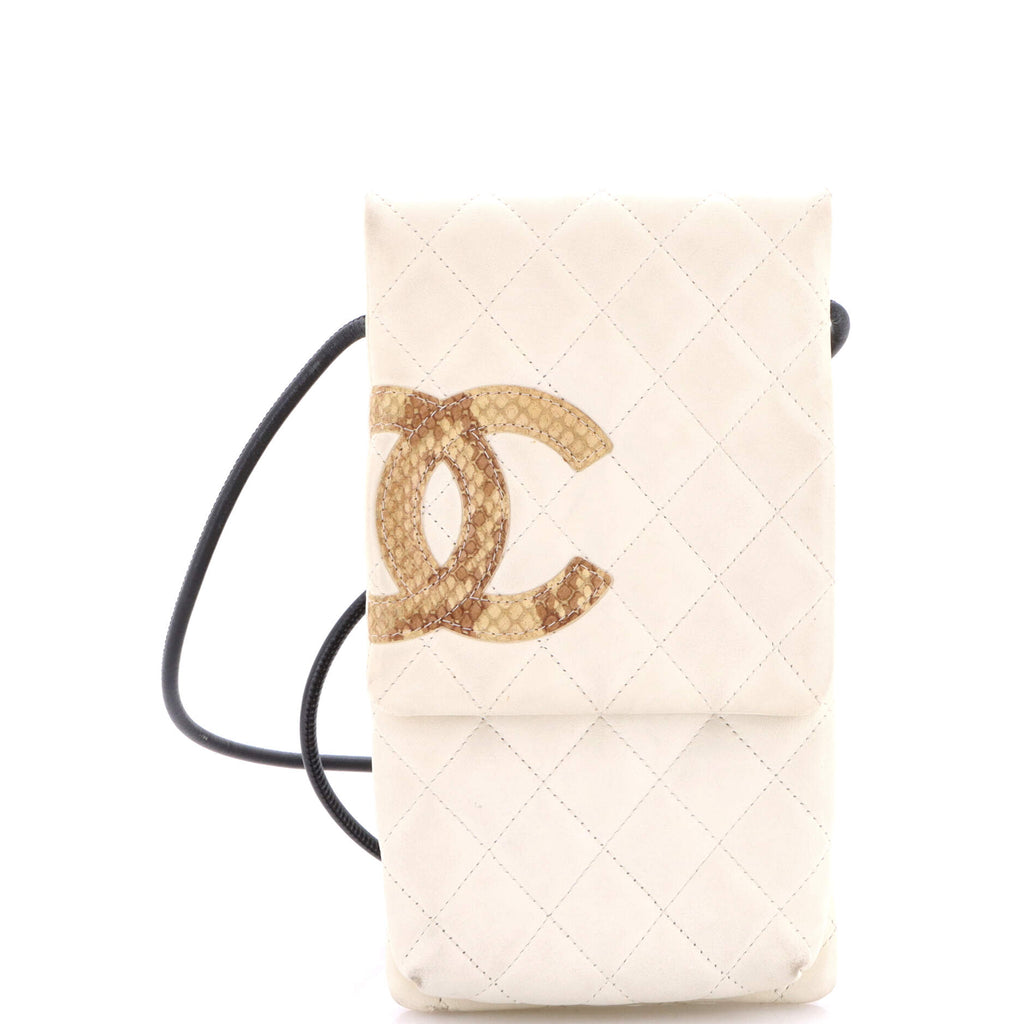 Cambon Flap Crossbody Bag Quilted Lambskin