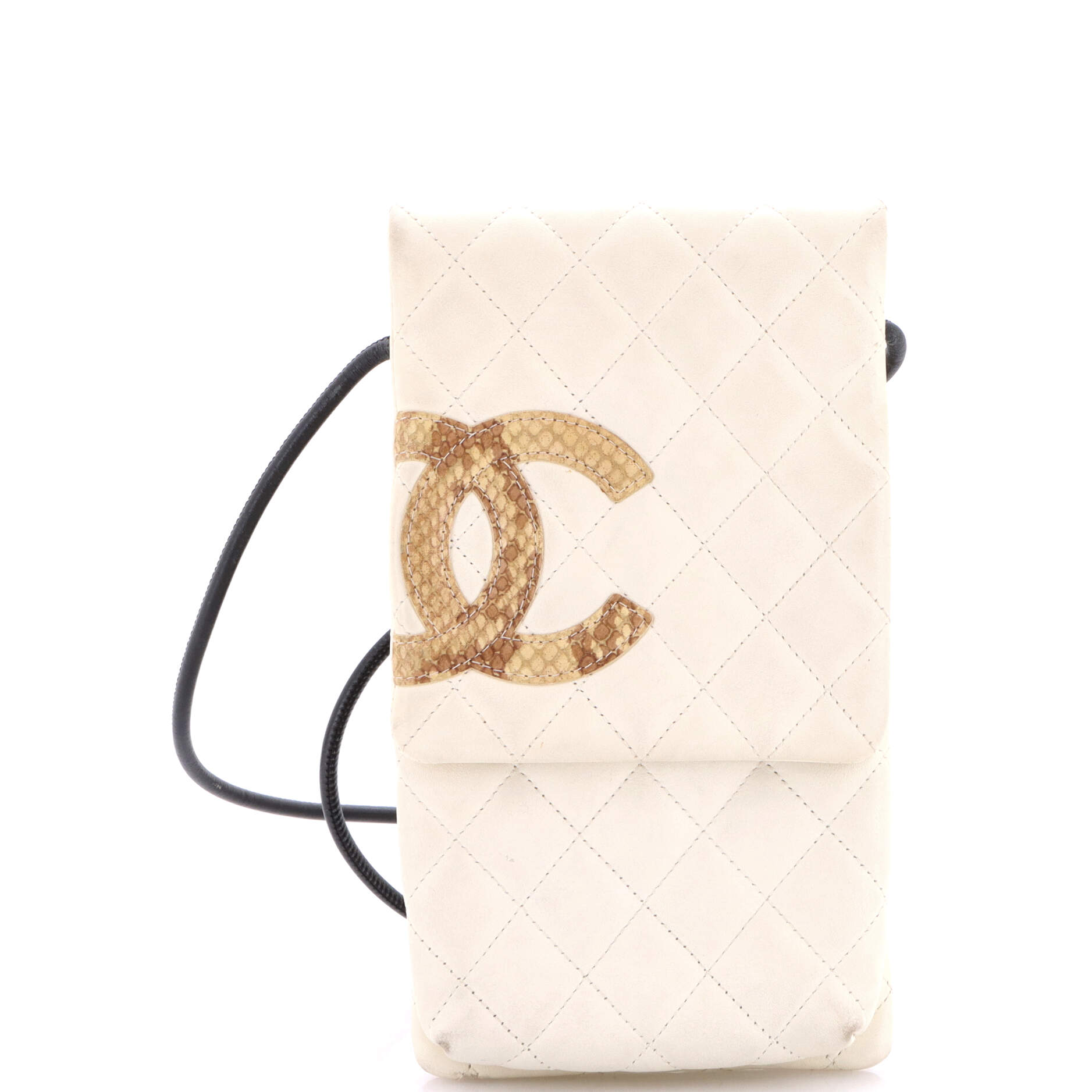 Cambon Flap Crossbody Bag Quilted Lambskin