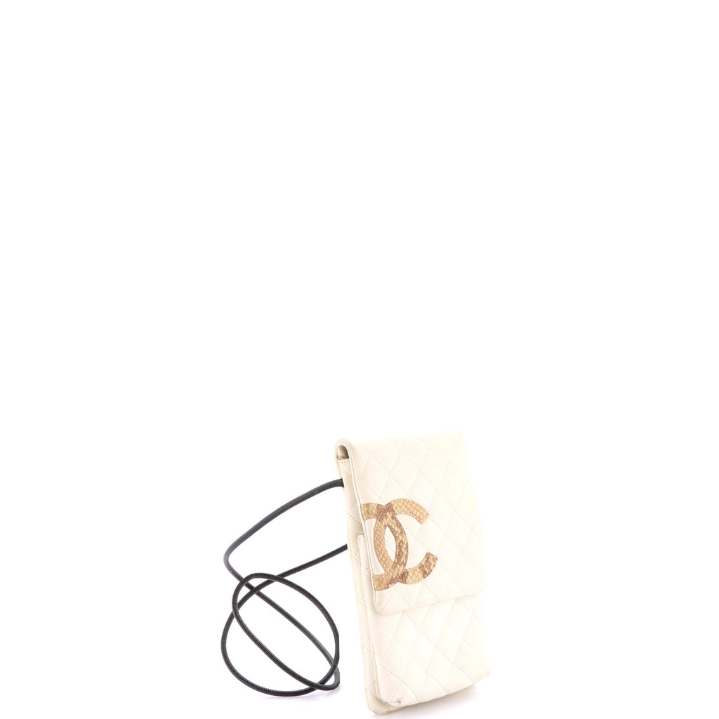 Cambon Flap Crossbody Bag Quilted Lambskin