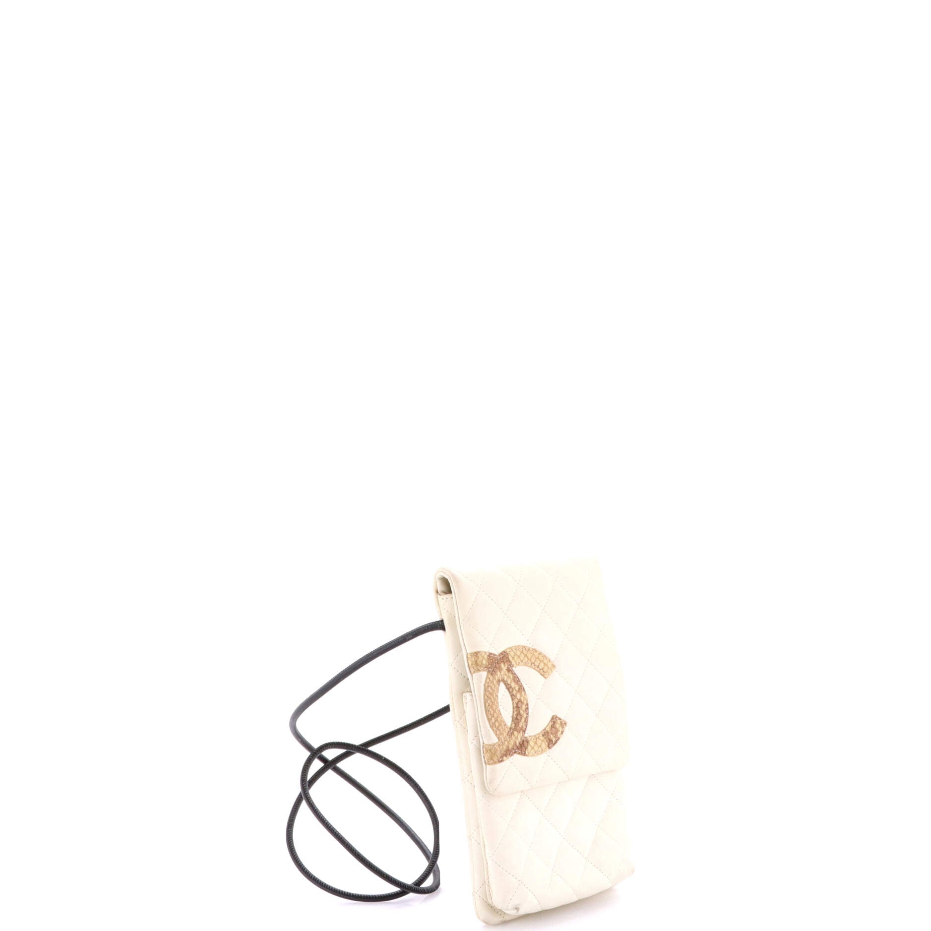 Cambon Flap Crossbody Bag Quilted Lambskin