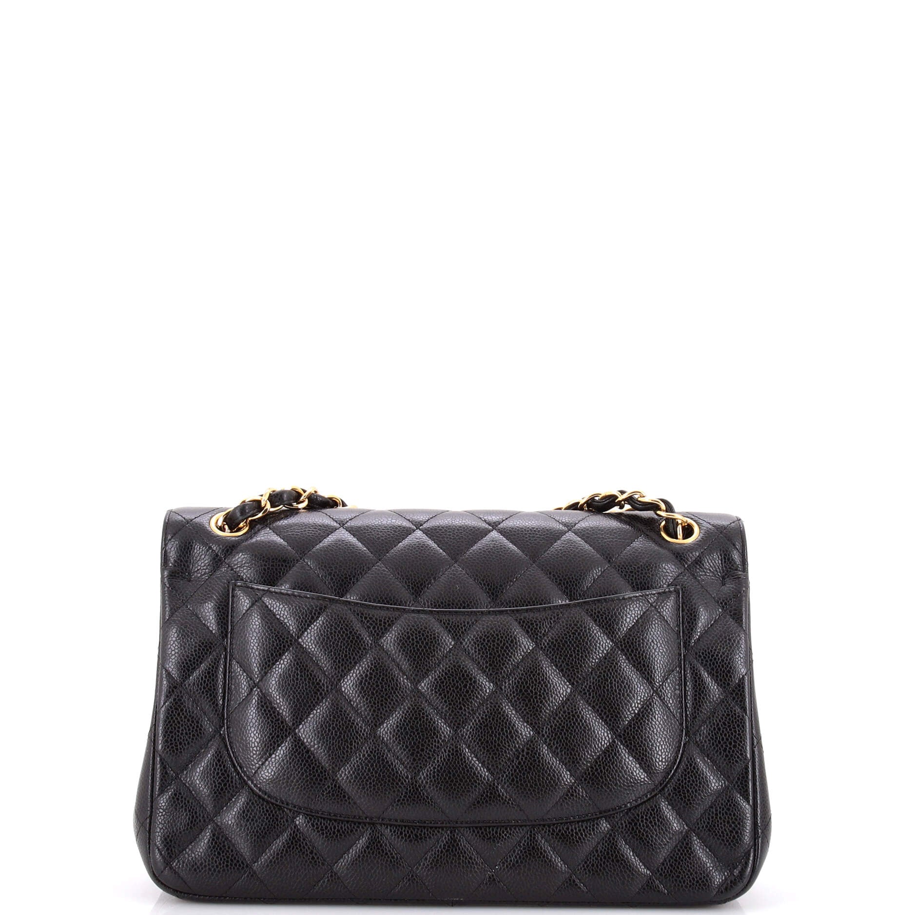 Classic Double Flap Bag Quilted Caviar Jumbo