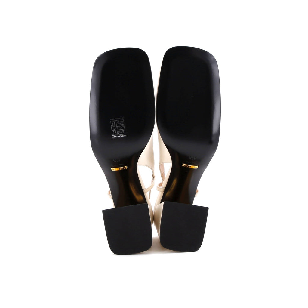 Women's Horsebit Slingback Pumps Leather