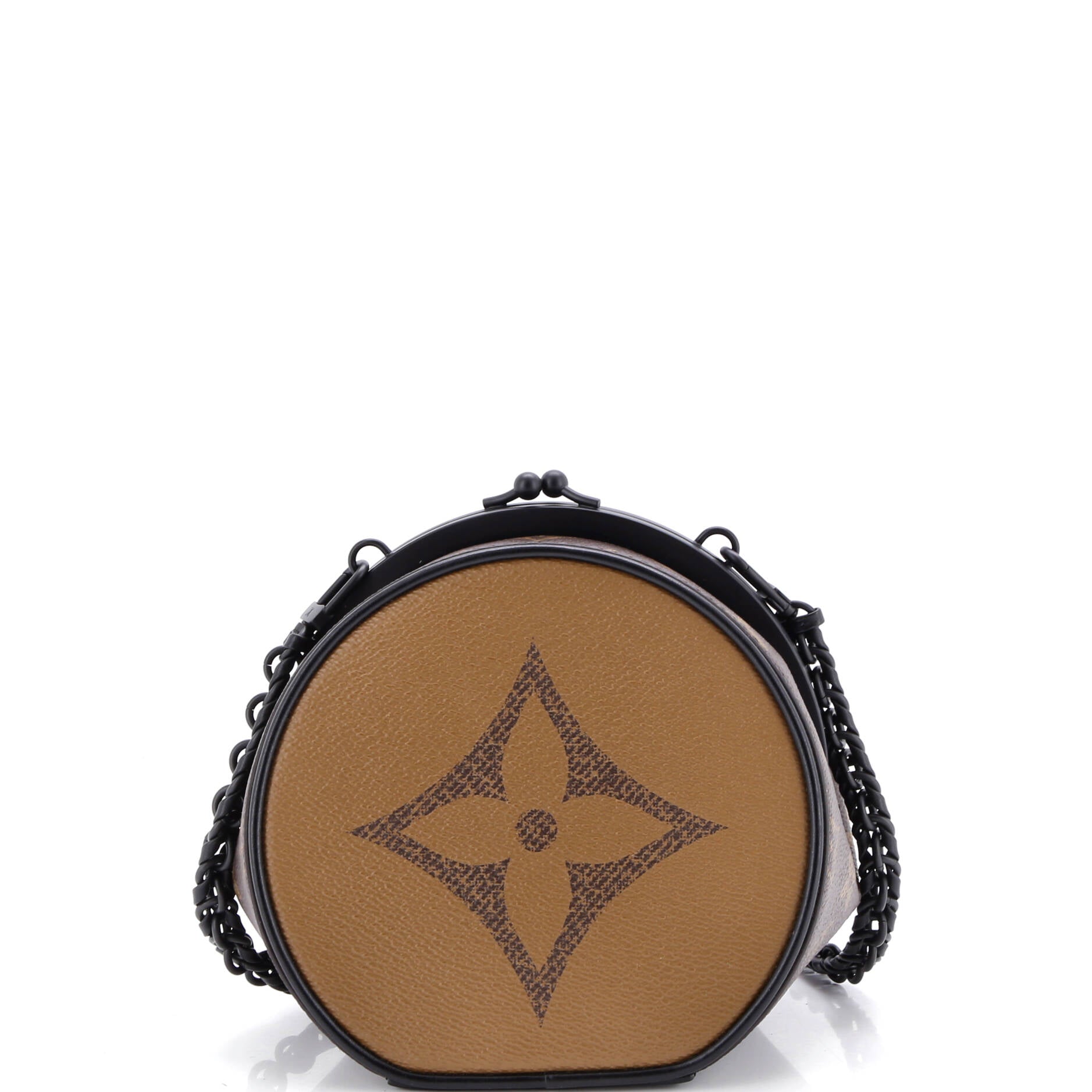 Boursicot Boite Chapeau Bag Reverse Monogram Giant
