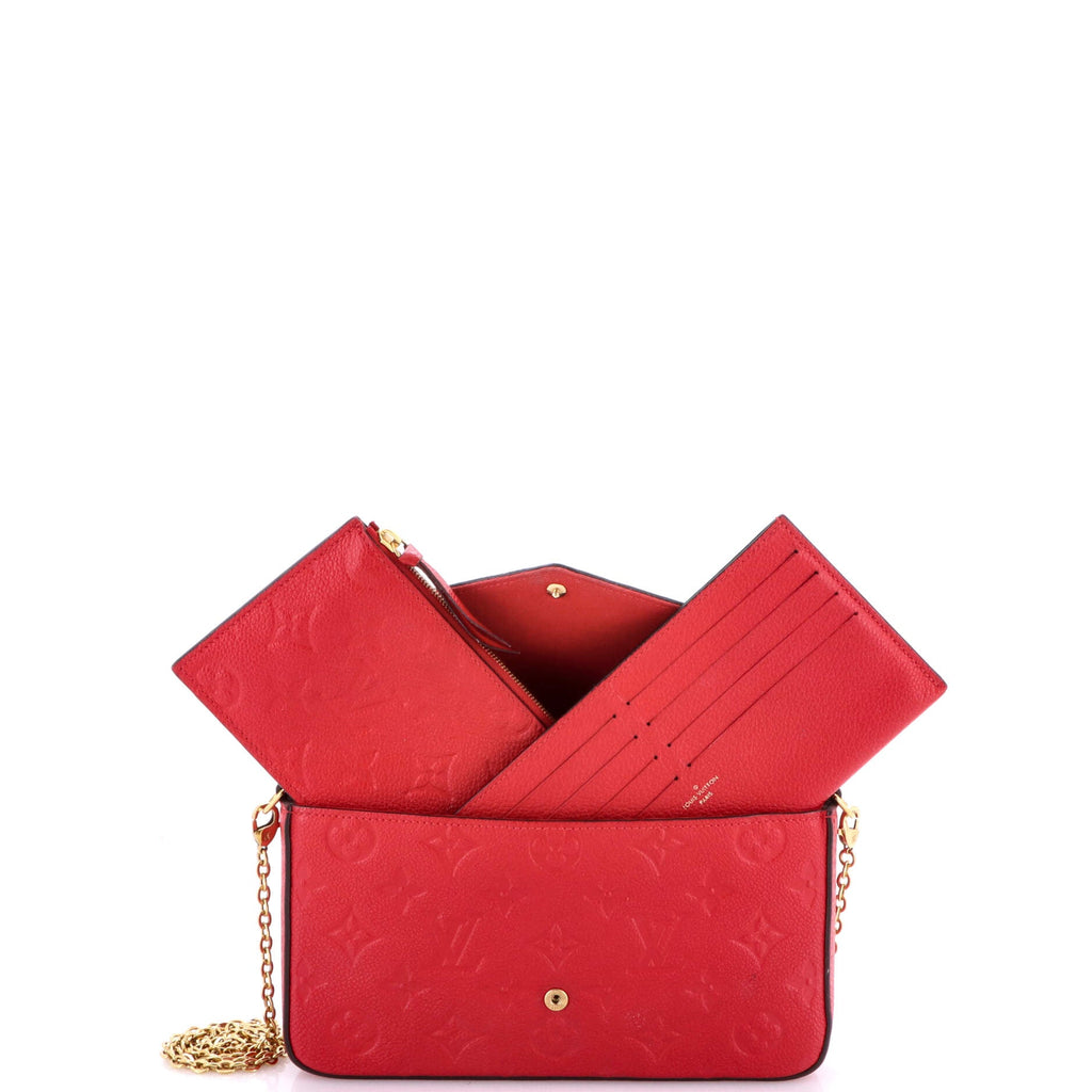 Felicie Pochette Monogram Empreinte Leather