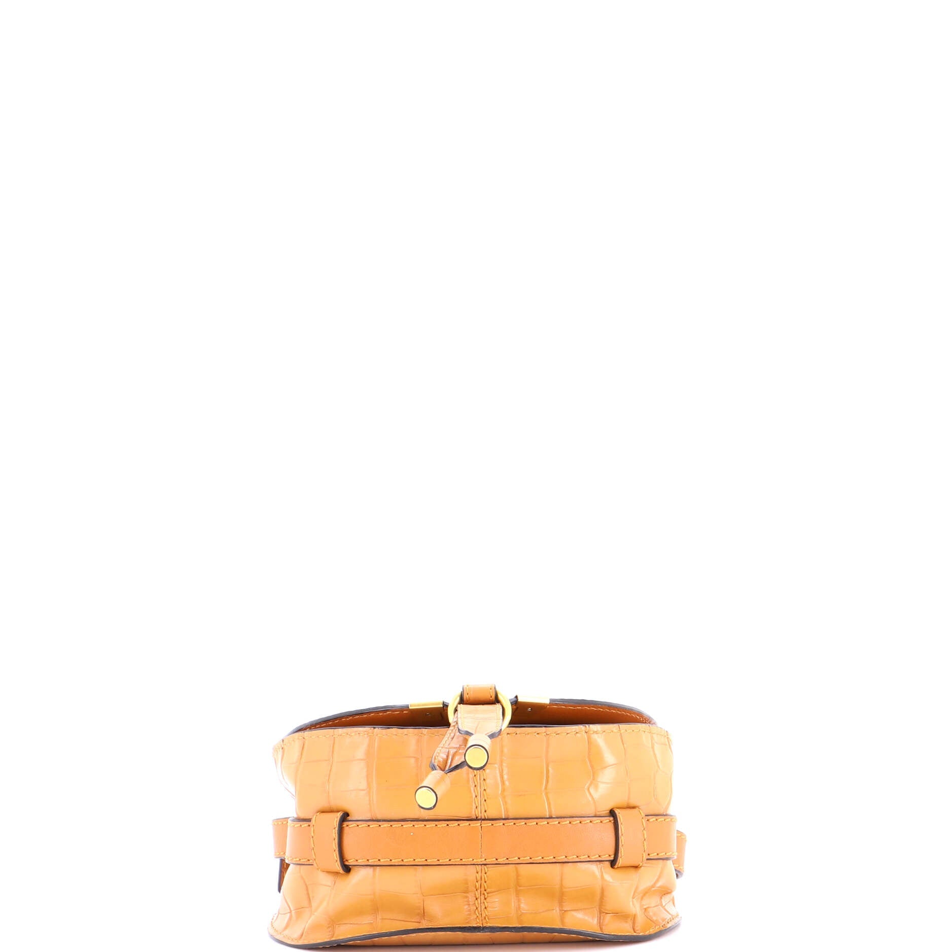 Marcie Crossbody Bag Crocodile Embossed Leather Mini