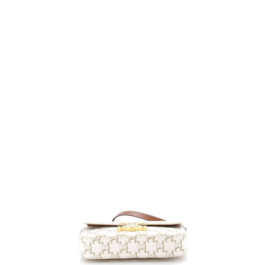 Triomphe East-West Shoulder Bag Triomphe Coated Canvas