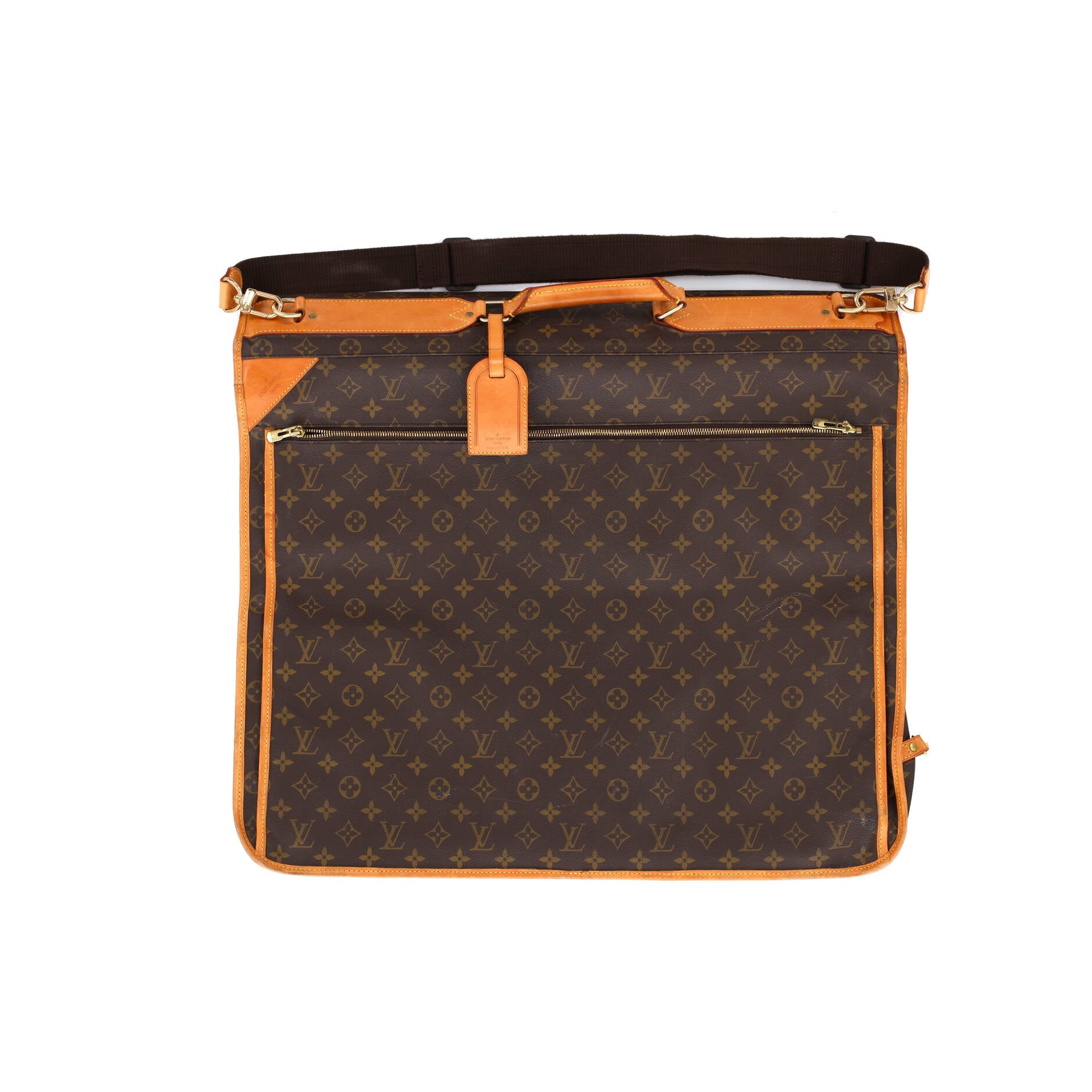 Garment Carrier Bag Monogram Canvas Three Hangers