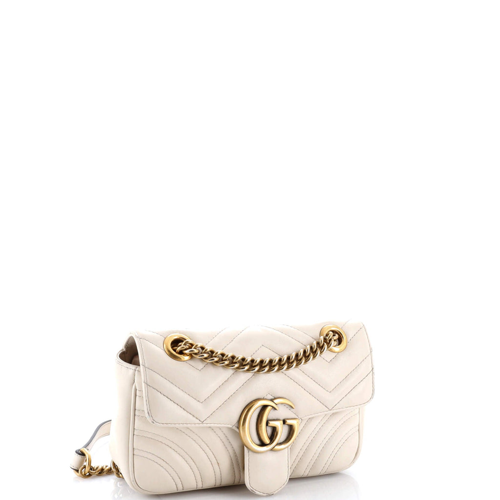 GG Marmont Flap Bag Matelasse Leather Small