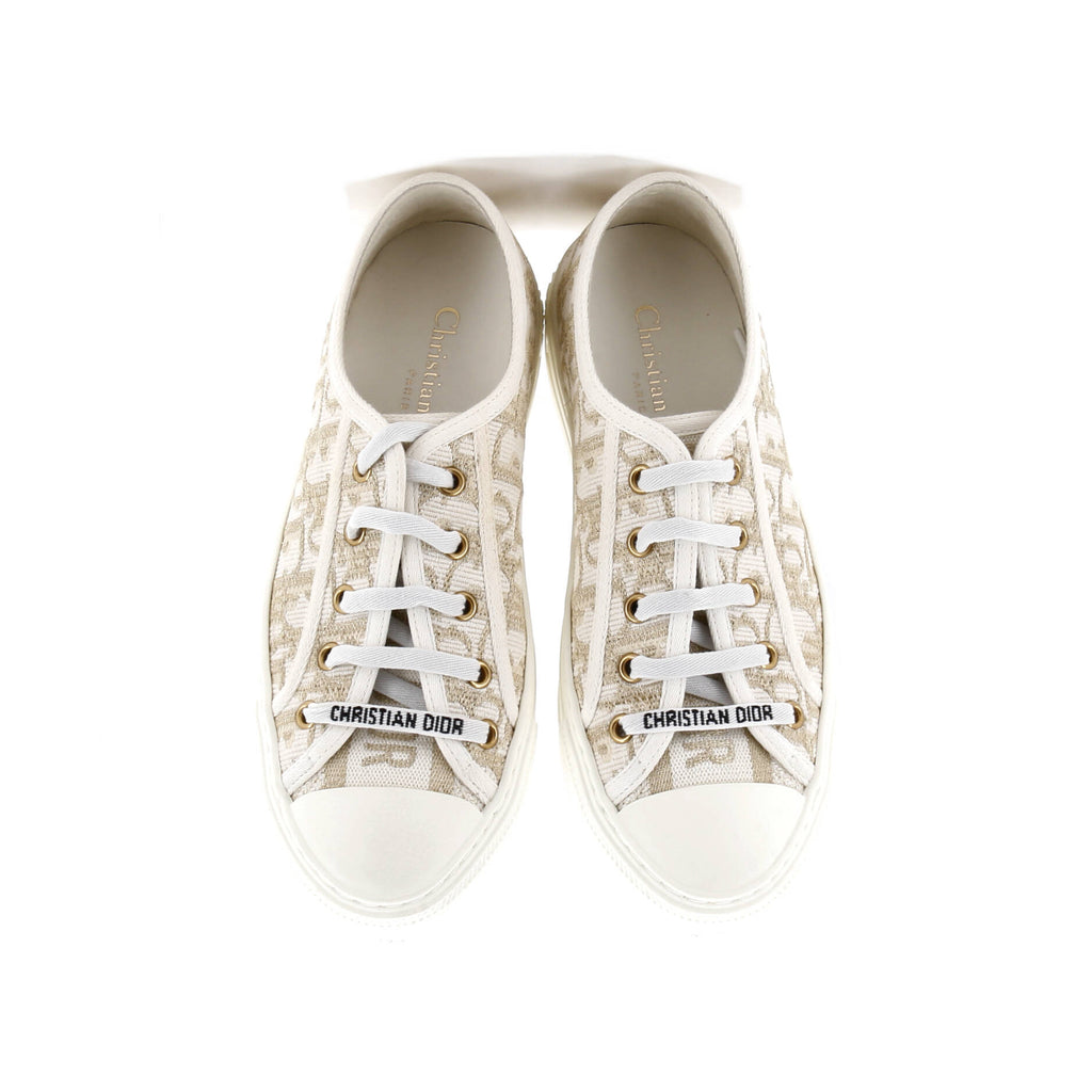 Women's Walk'N'Dior Sneakers Oblique Canvas