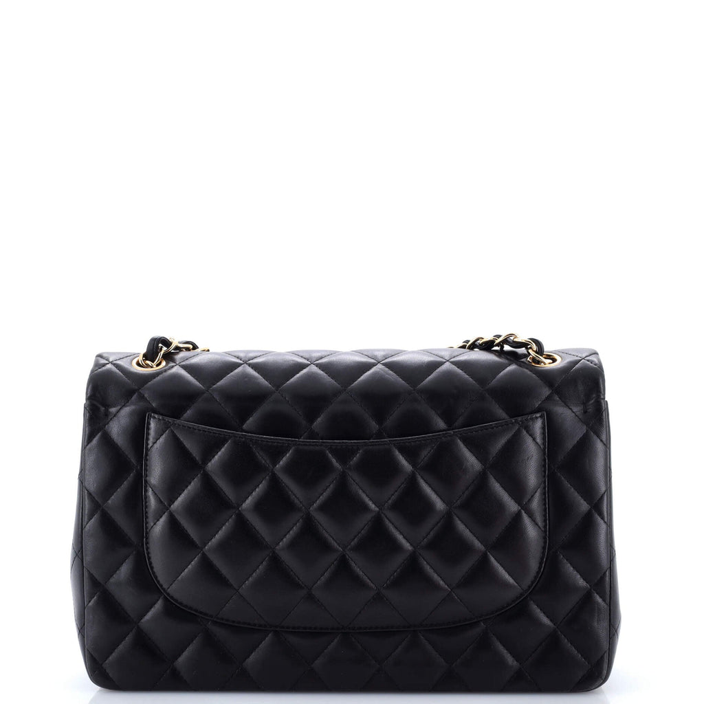 Classic Double Flap Bag Quilted Lambskin Jumbo