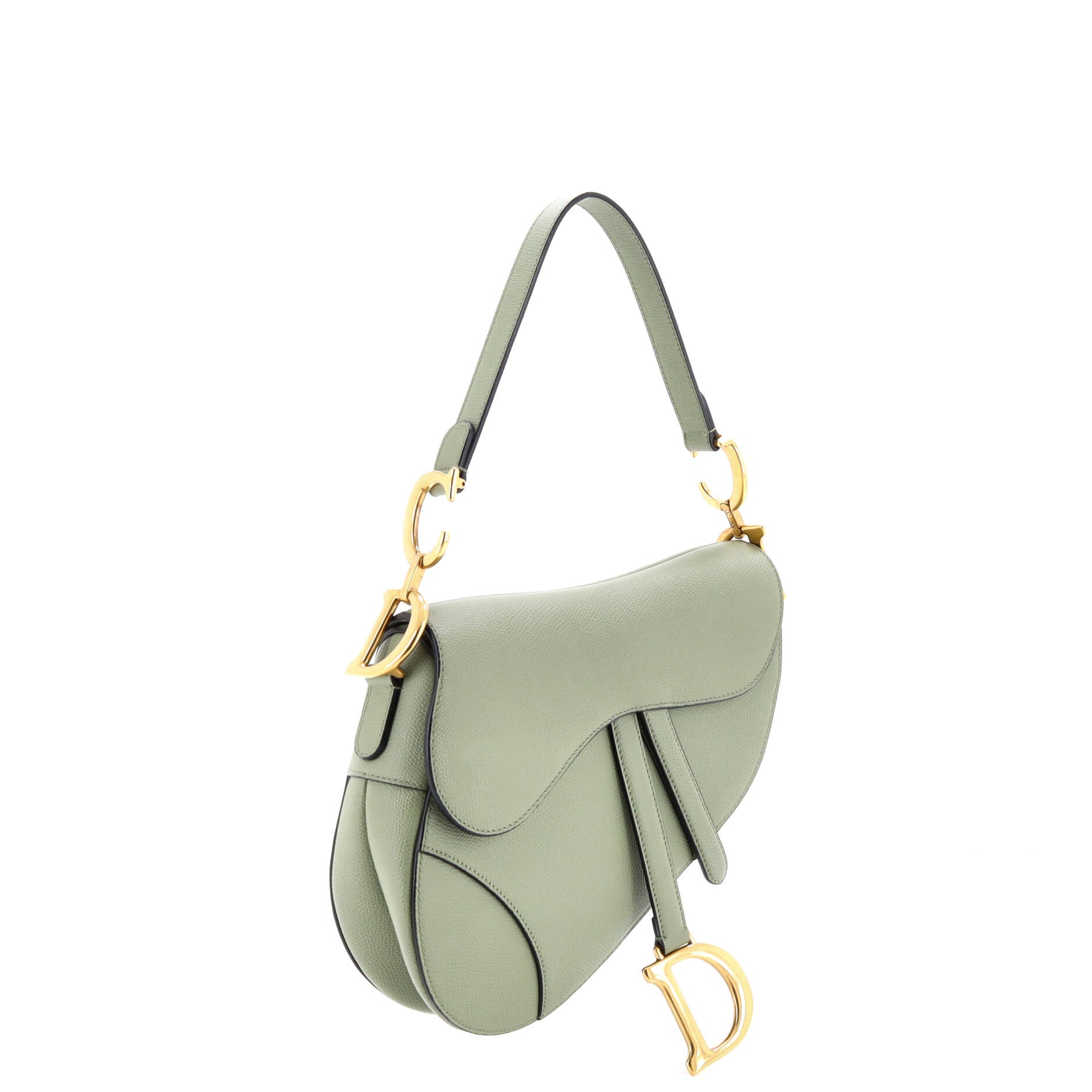 Saddle Handbag Leather Medium