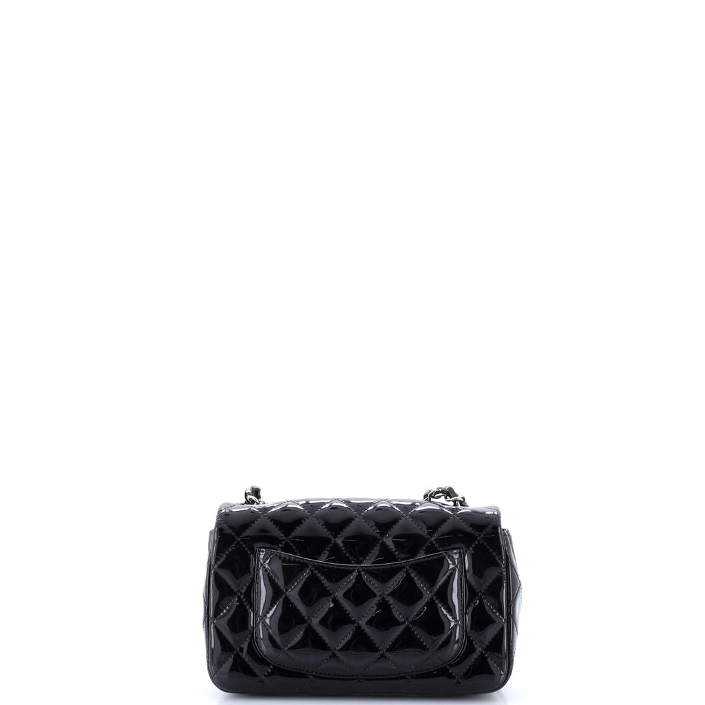Classic Single Flap Bag Quilted Patent Mini