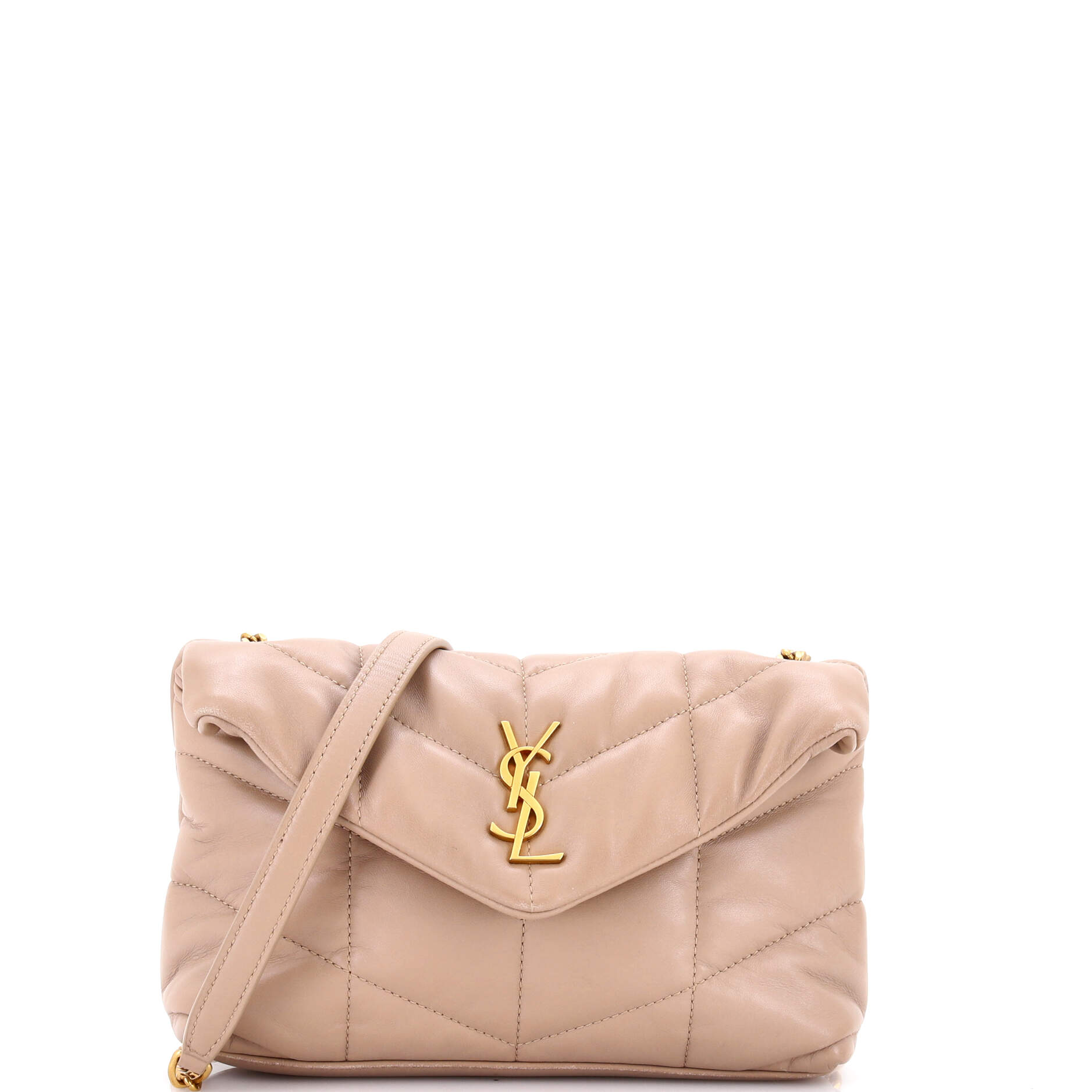 Loulou Puffer Shoulder Bag Quilted Leather Mini