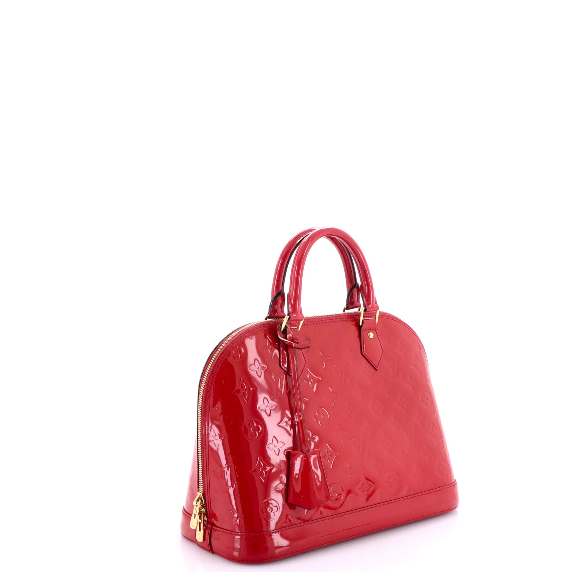 Alma Handbag Monogram Vernis PM