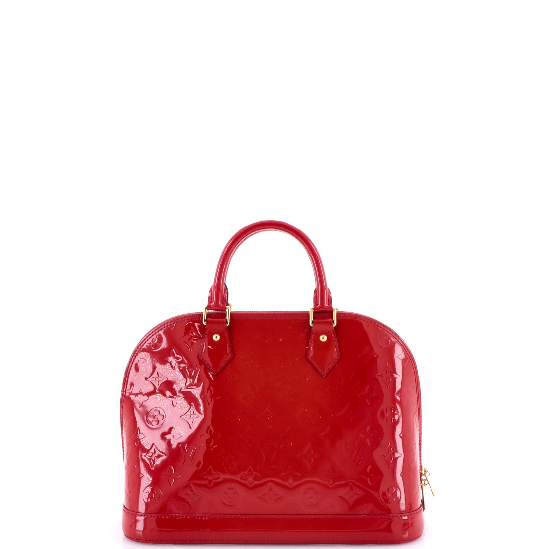 Alma Handbag Monogram Vernis PM