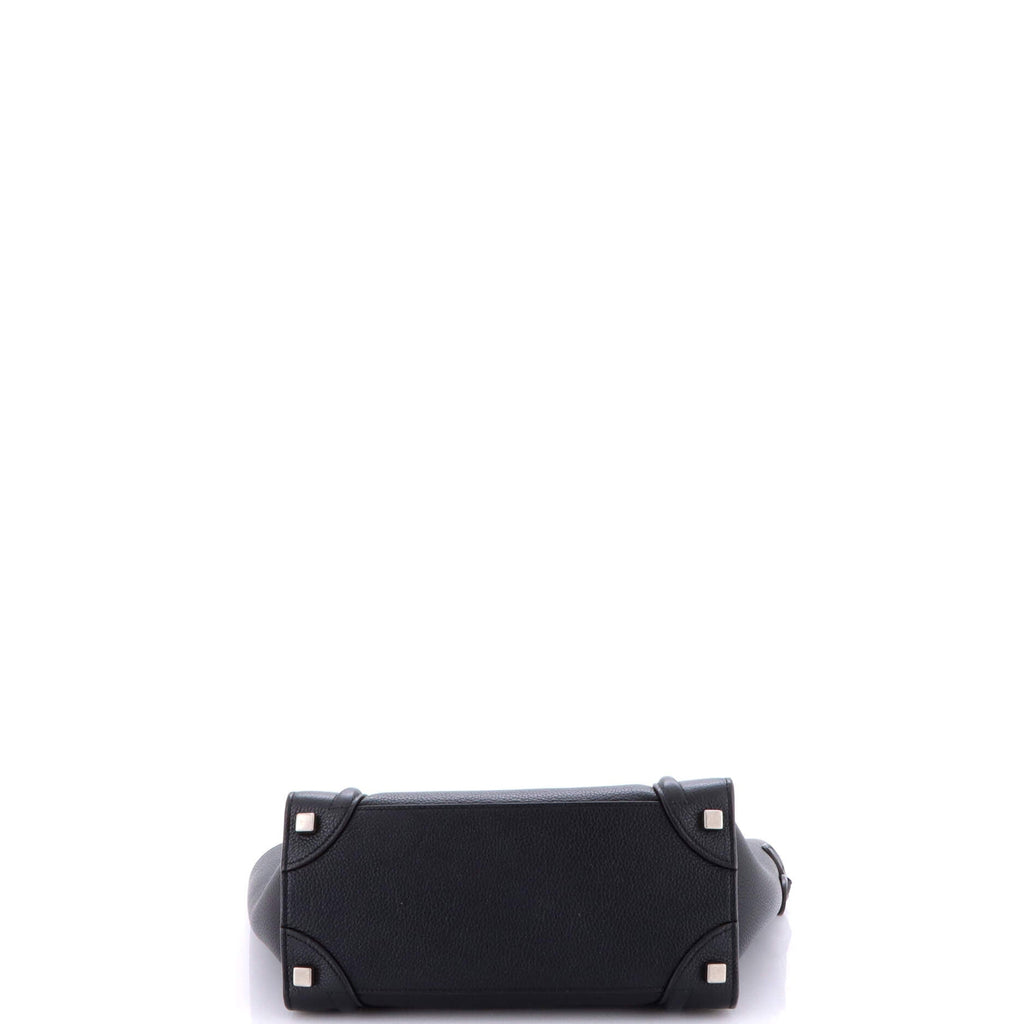 Luggage Bag Grainy Leather Micro
