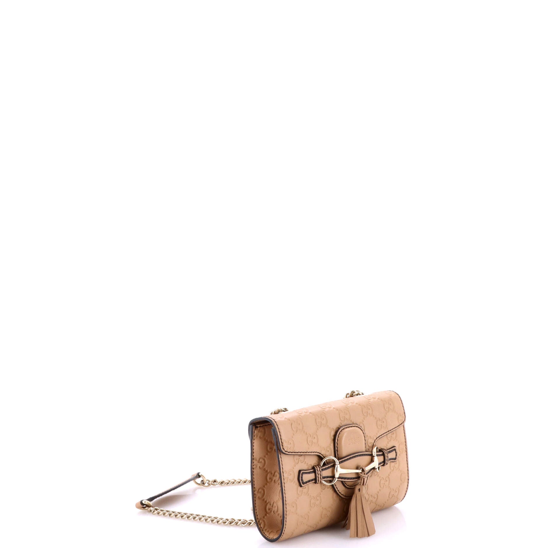 Emily Chain Flap Bag Guccissima Leather Mini
