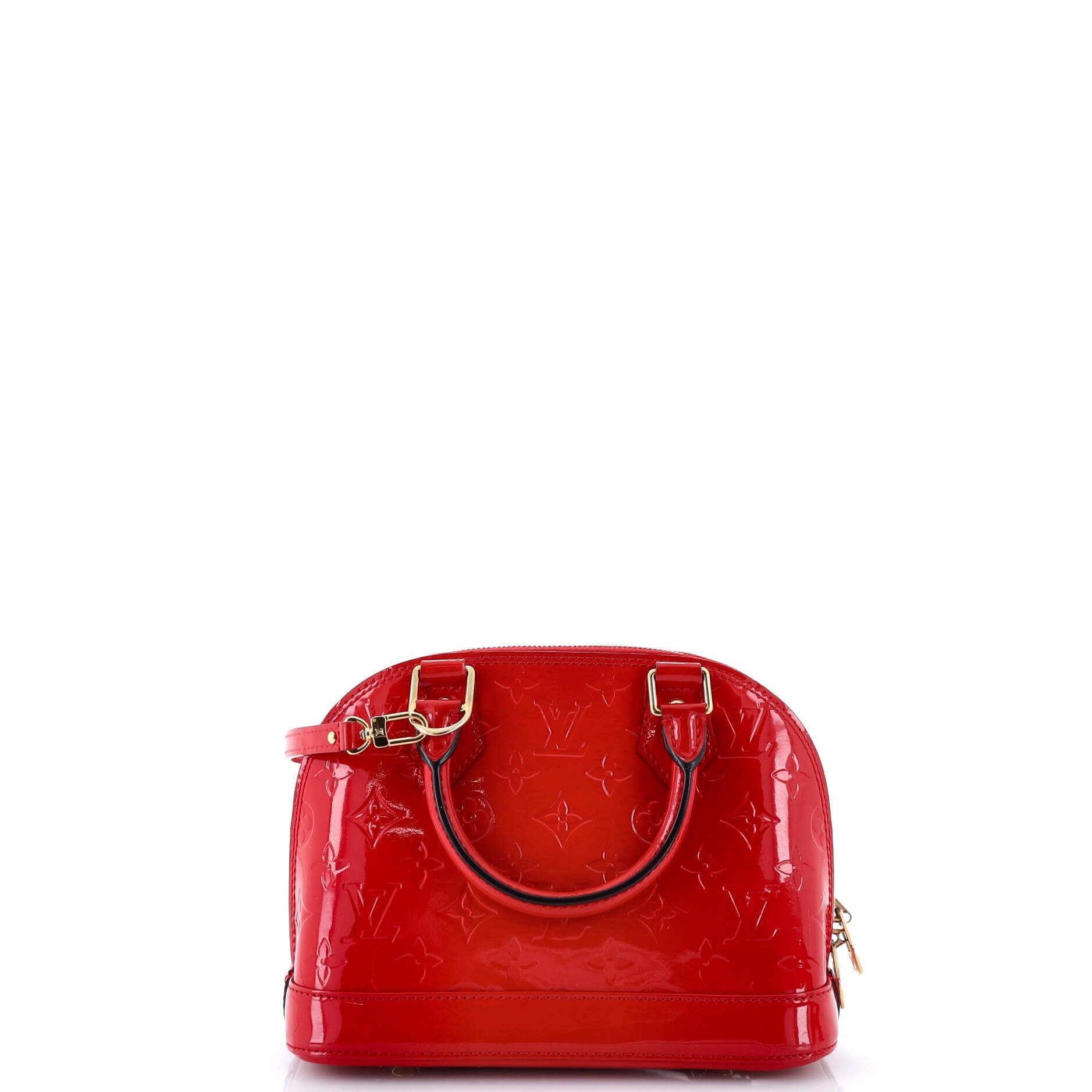 Alma Handbag Monogram Vernis BB