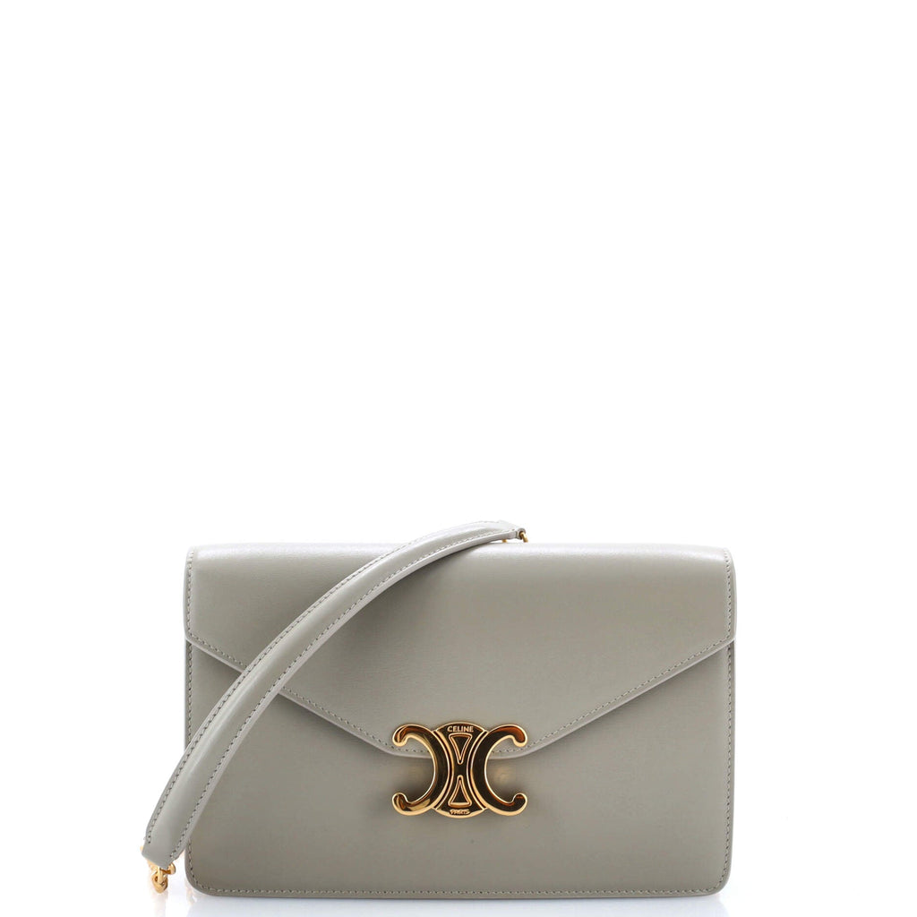 Margo Triomphe Wallet on Chain Leather