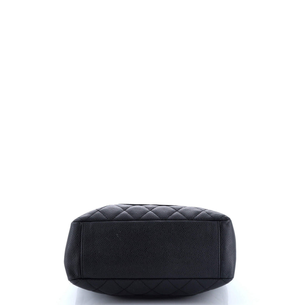 Petite Shopping Tote Quilted Caviar