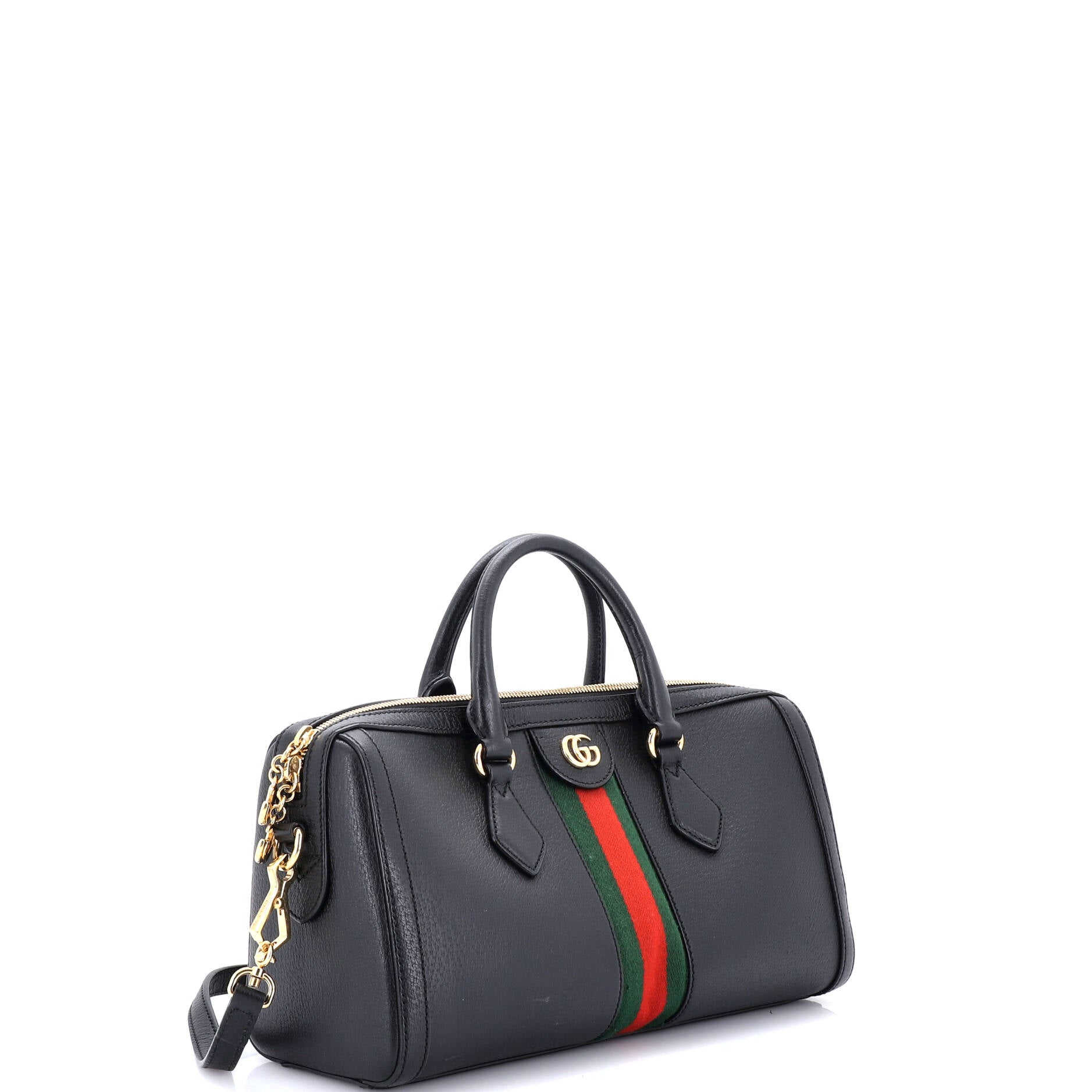 Ophidia Boston Bag Leather Medium