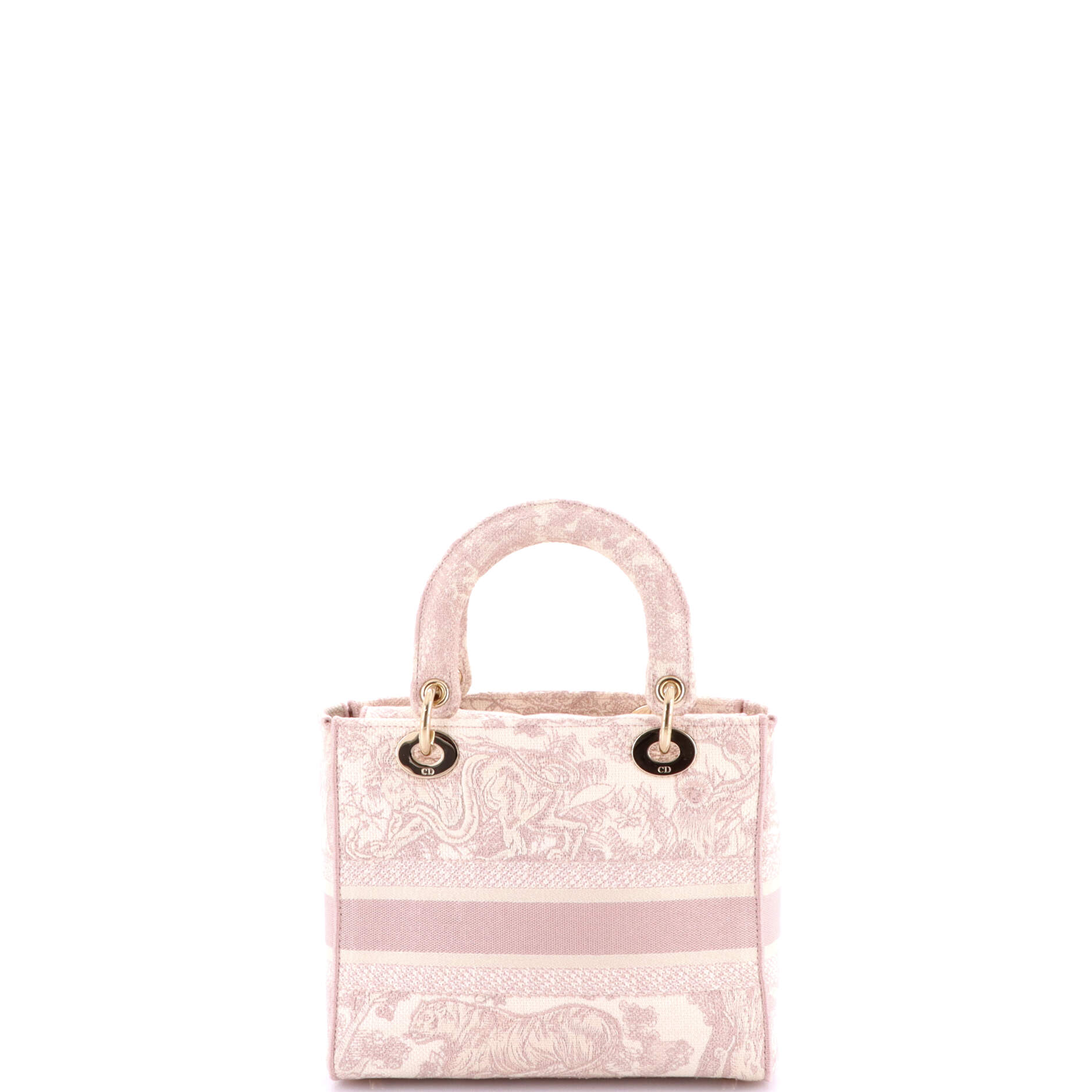 Toile de Jouy Lady D-Lite Bag Embroidered Canvas