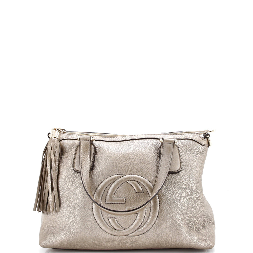 Soho Convertible Soft Top Handle Bag Leather
