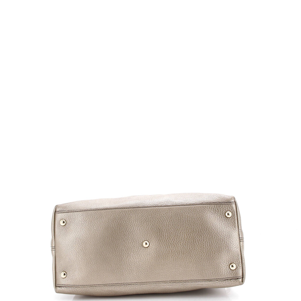 Soho Convertible Soft Top Handle Bag Leather