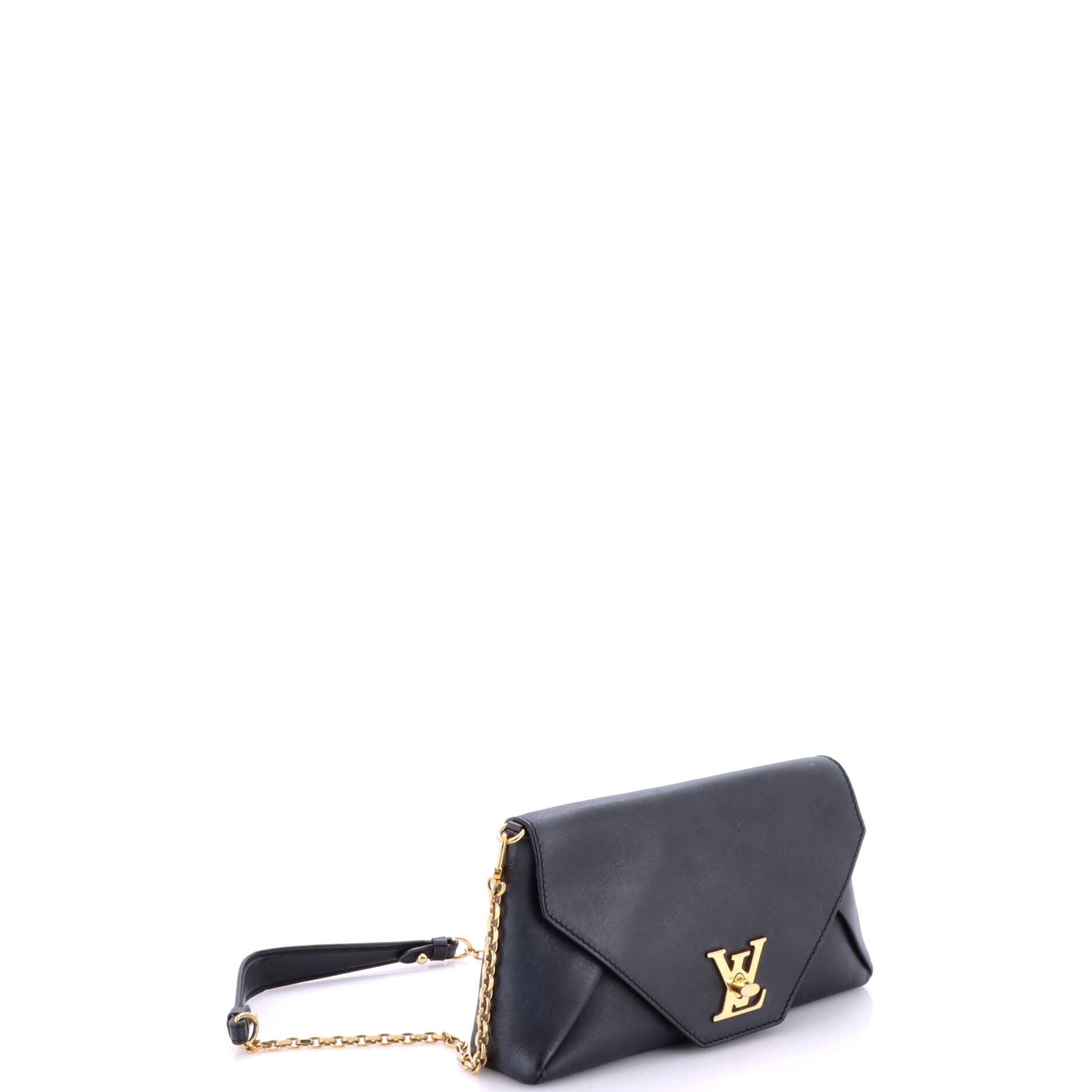 Love Note Chain Clutch Leather