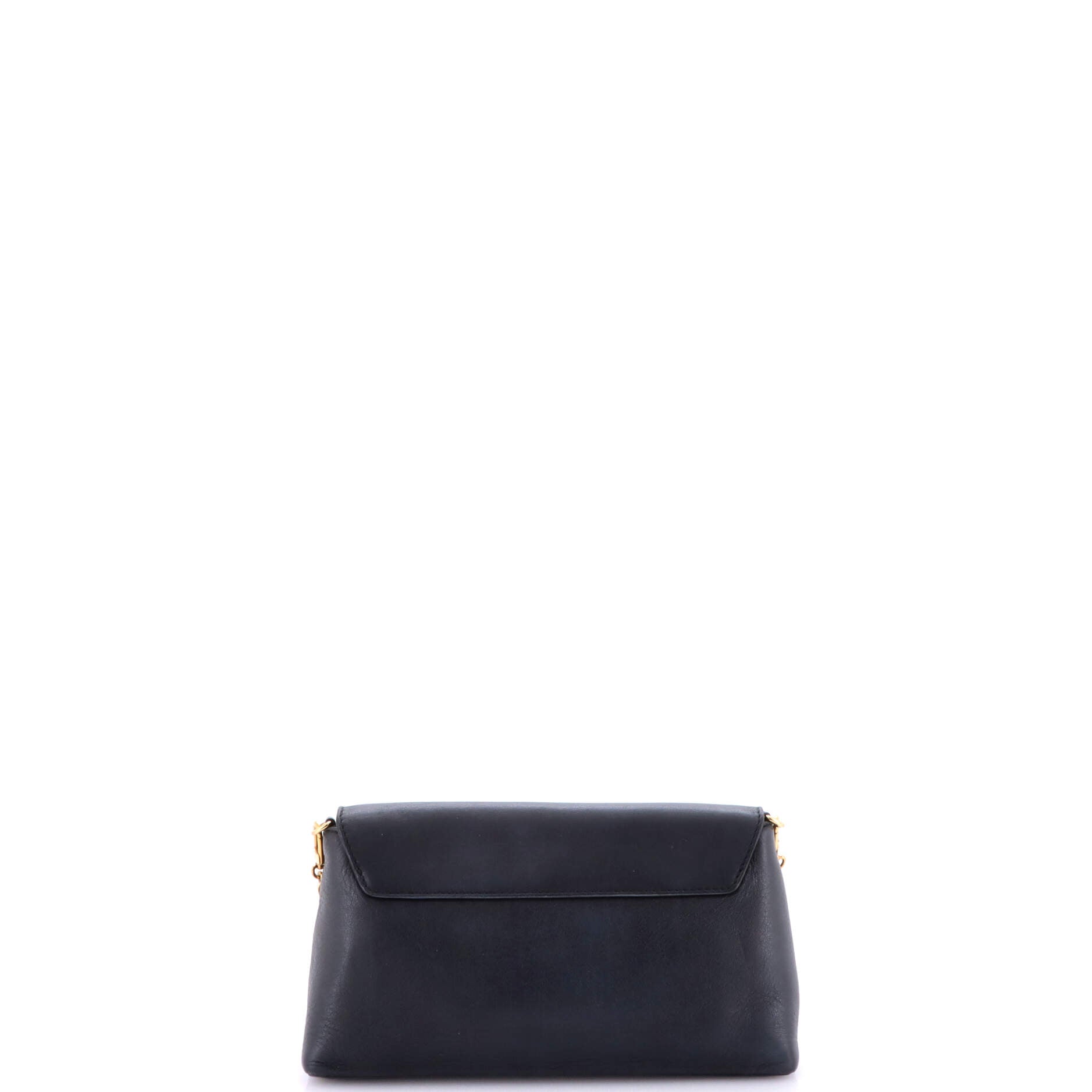 Love Note Chain Clutch Leather