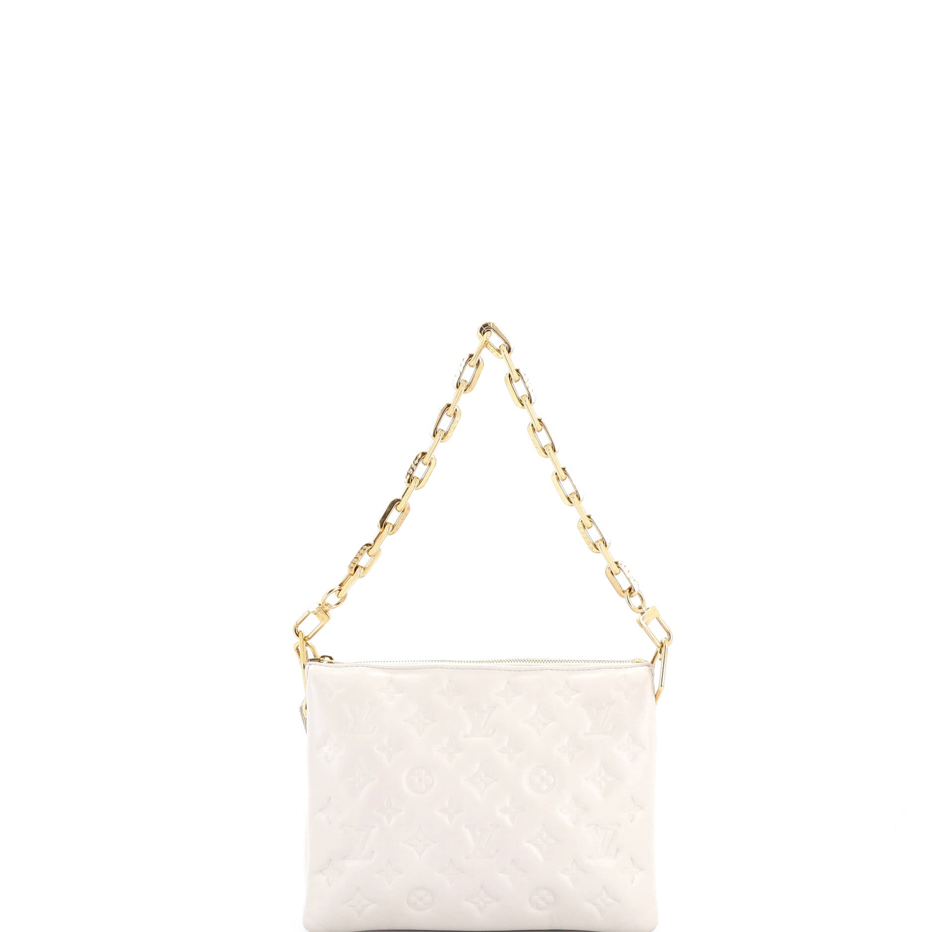 Coussin Bag Monogram Embossed Lambskin PM