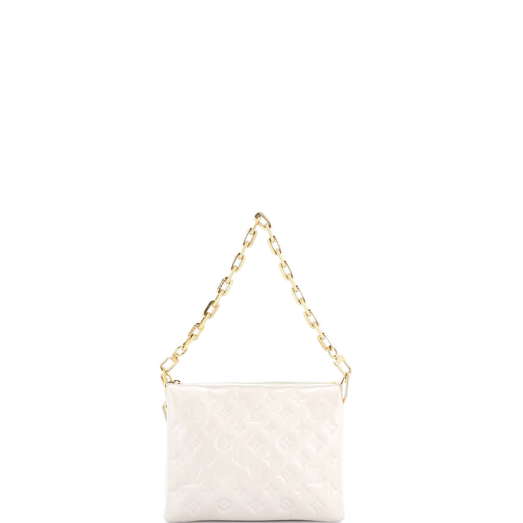 Coussin Bag Monogram Embossed Lambskin PM