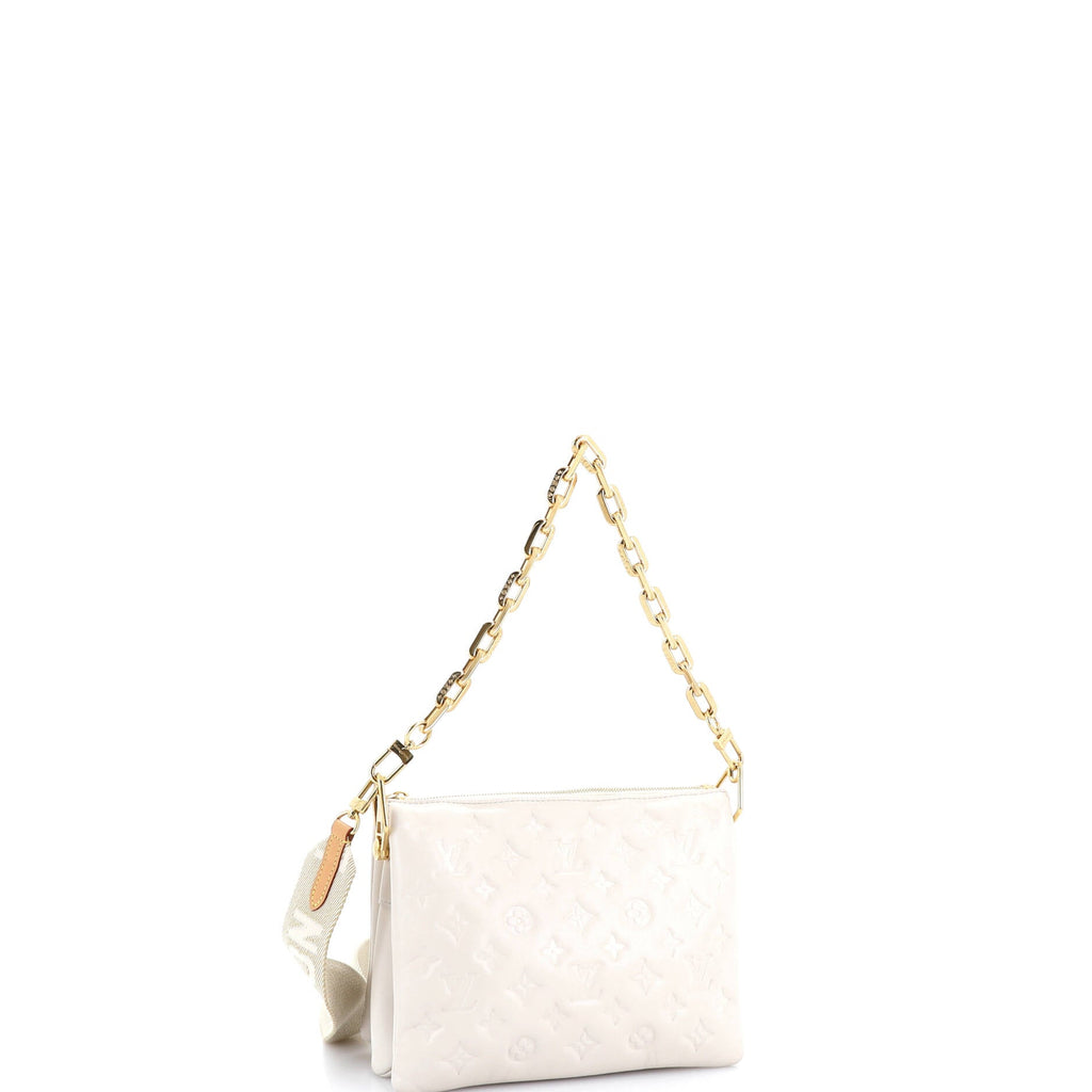 Coussin Bag Monogram Embossed Lambskin PM