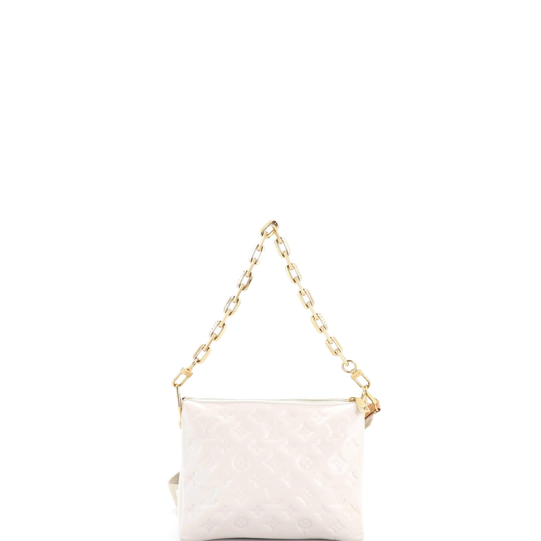 Coussin Bag Monogram Embossed Lambskin PM