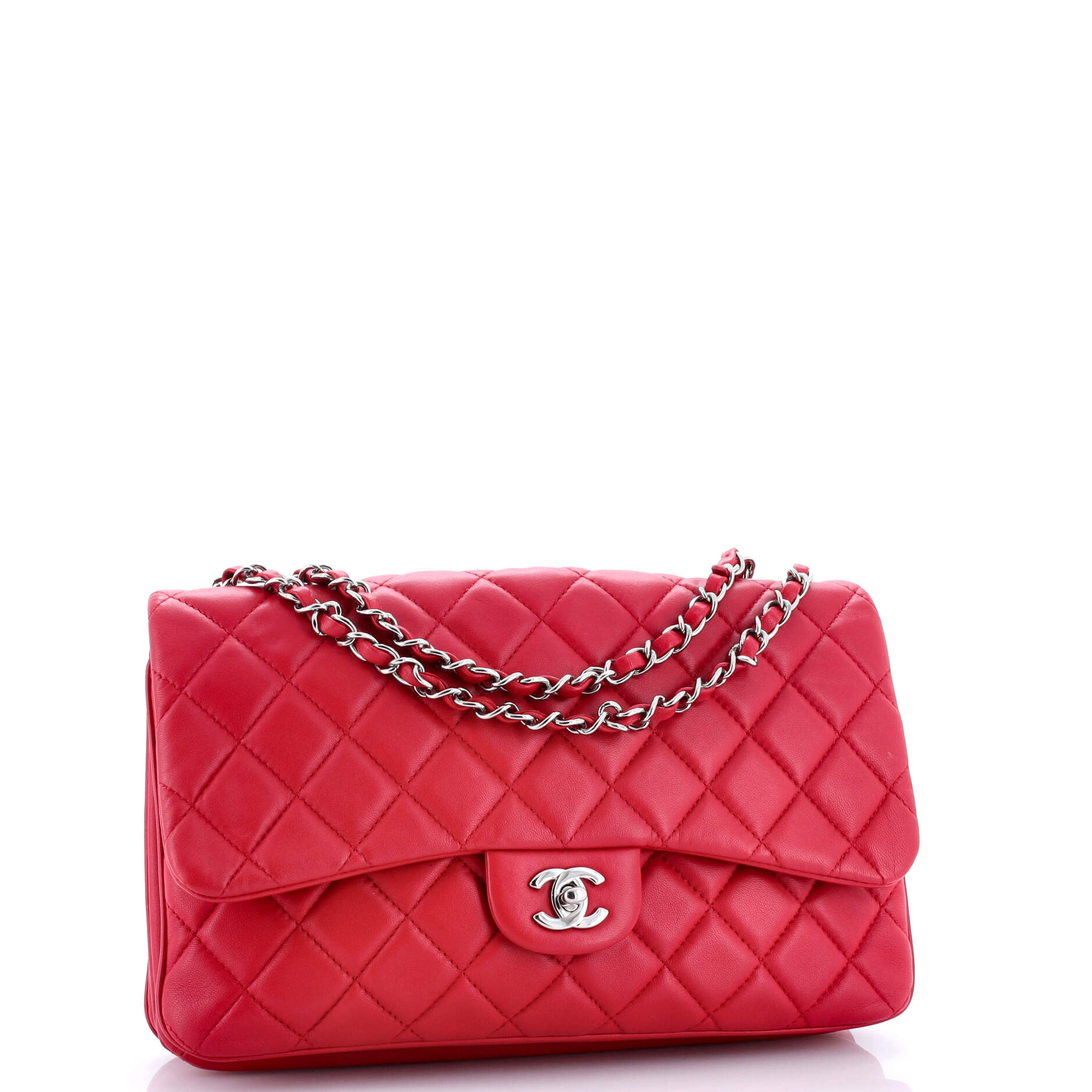 3 Flap Bag NM Quilted Lambskin Jumbo