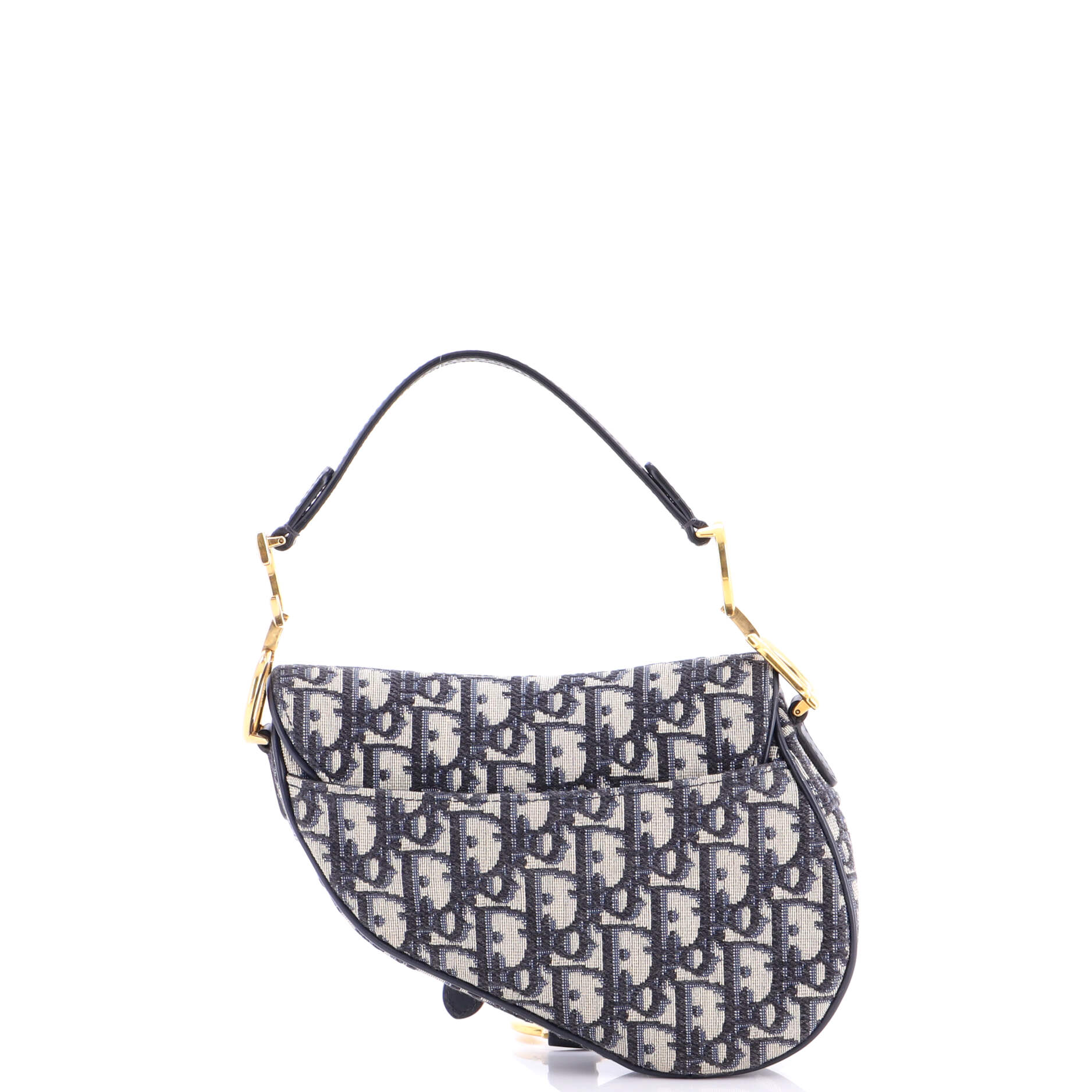 Saddle Handbag Oblique Canvas Mini
