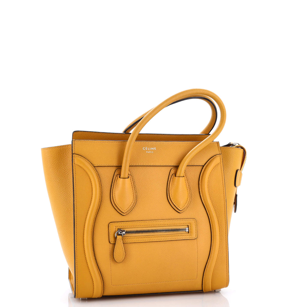 Luggage Bag Grainy Leather Micro
