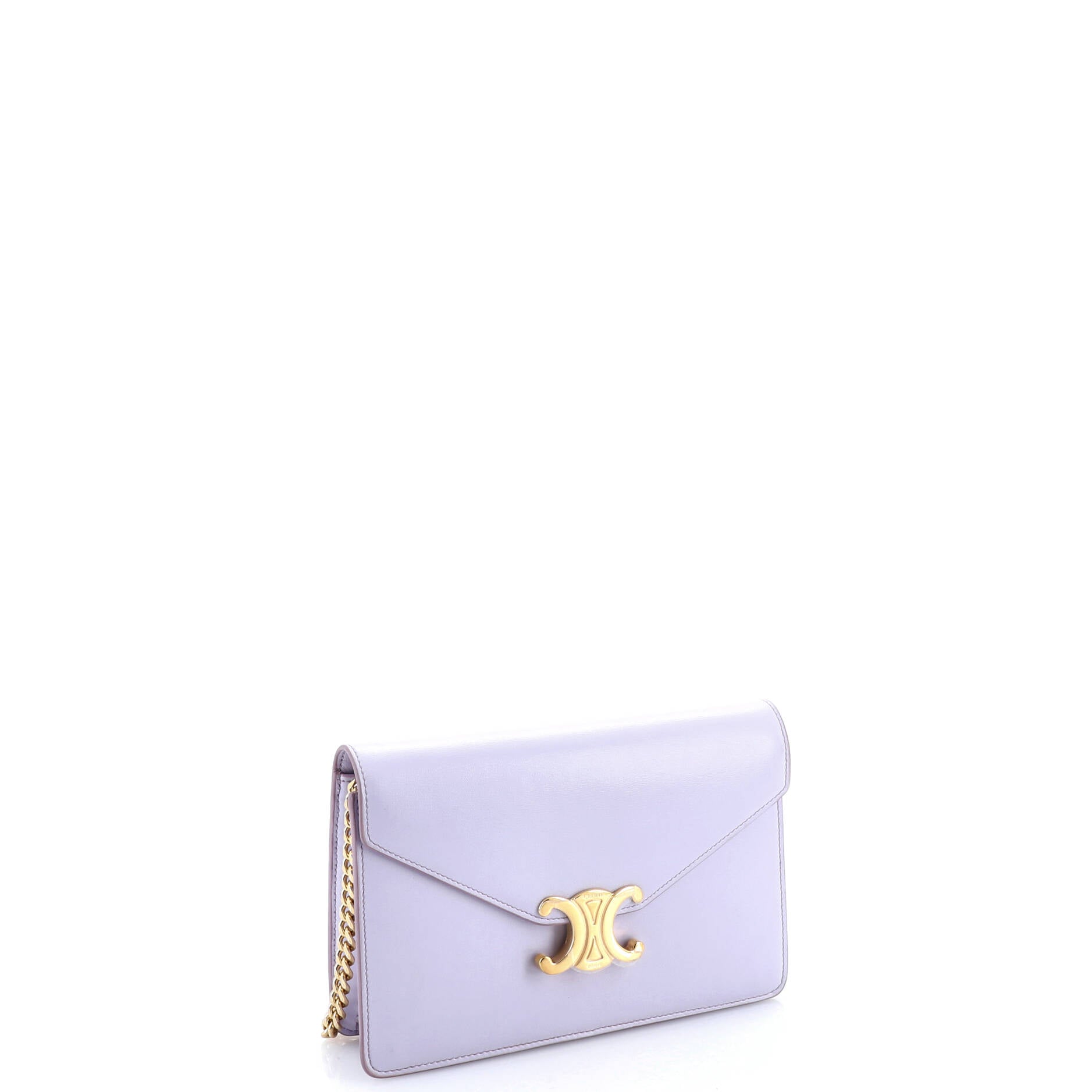 Margo Triomphe Wallet on Chain Leather